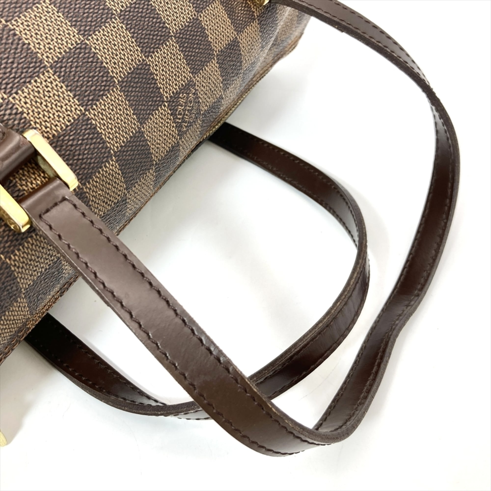 Louis Vuitton Brown Ebene Damier Canvas Shoulder Bag (Pre-Owned)