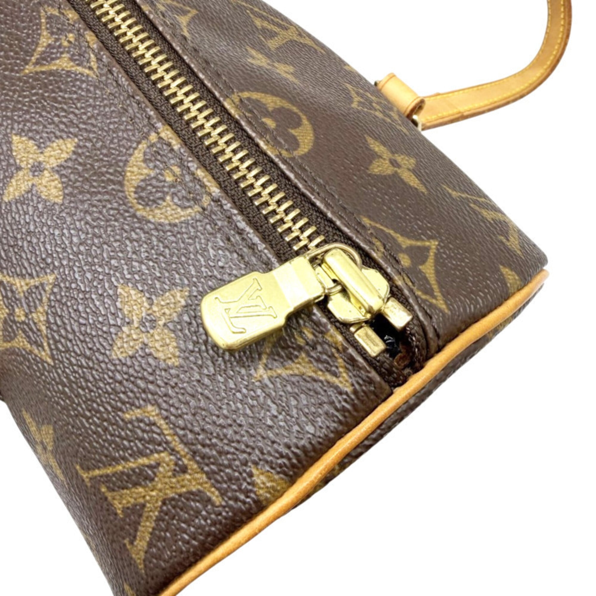 Louis Vuitton Brown Monogram Boston Bag Handbag (Pre-Owned)