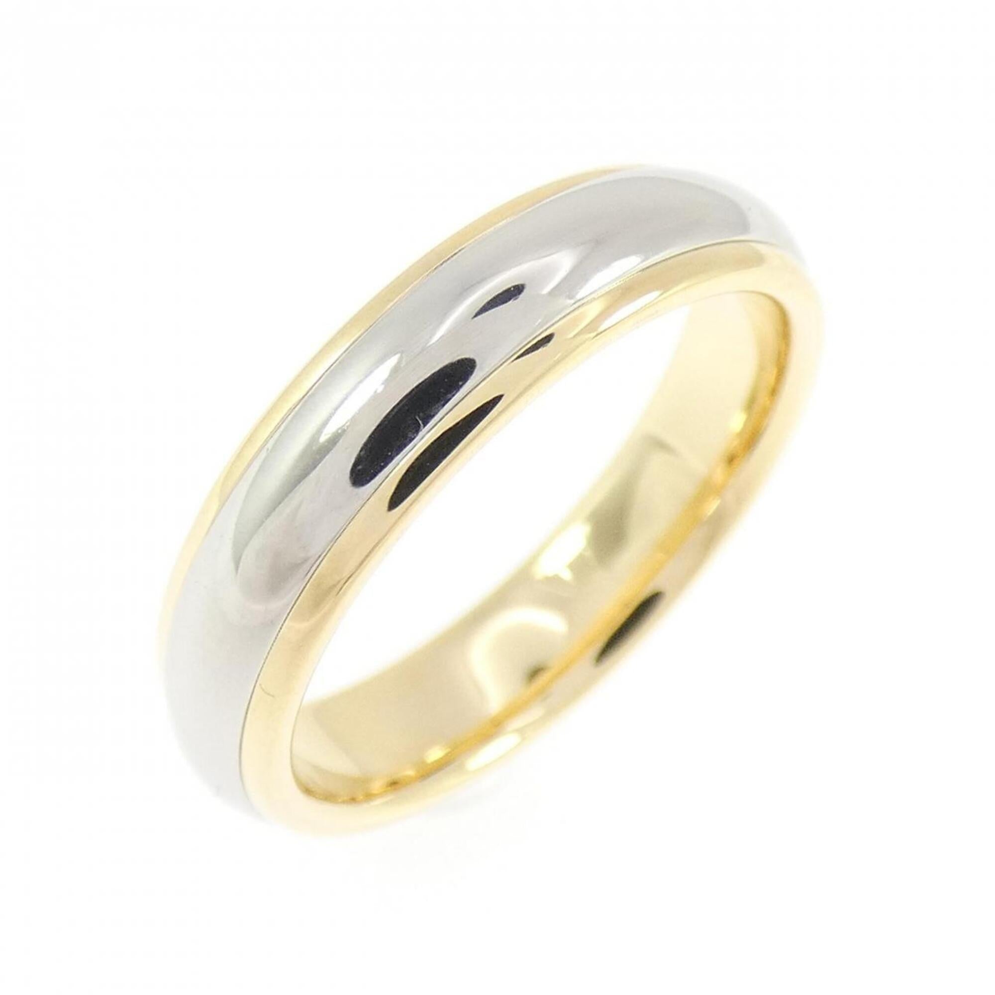 Tiffany Yellow Gold (18K) Platinum 950 Band Ring (Pre-Owned)