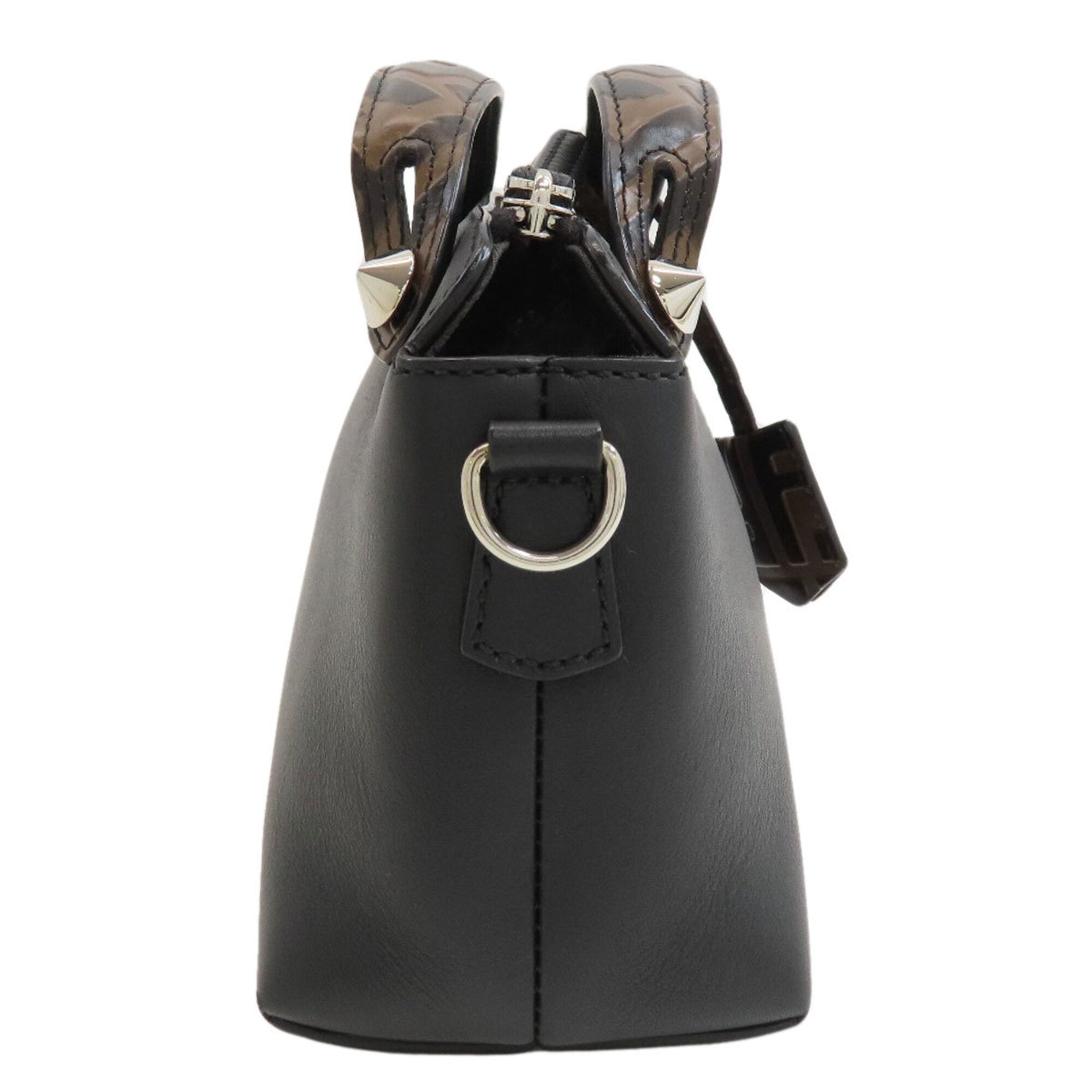 Fendi Black Brown Handbag (Pre-Owned)