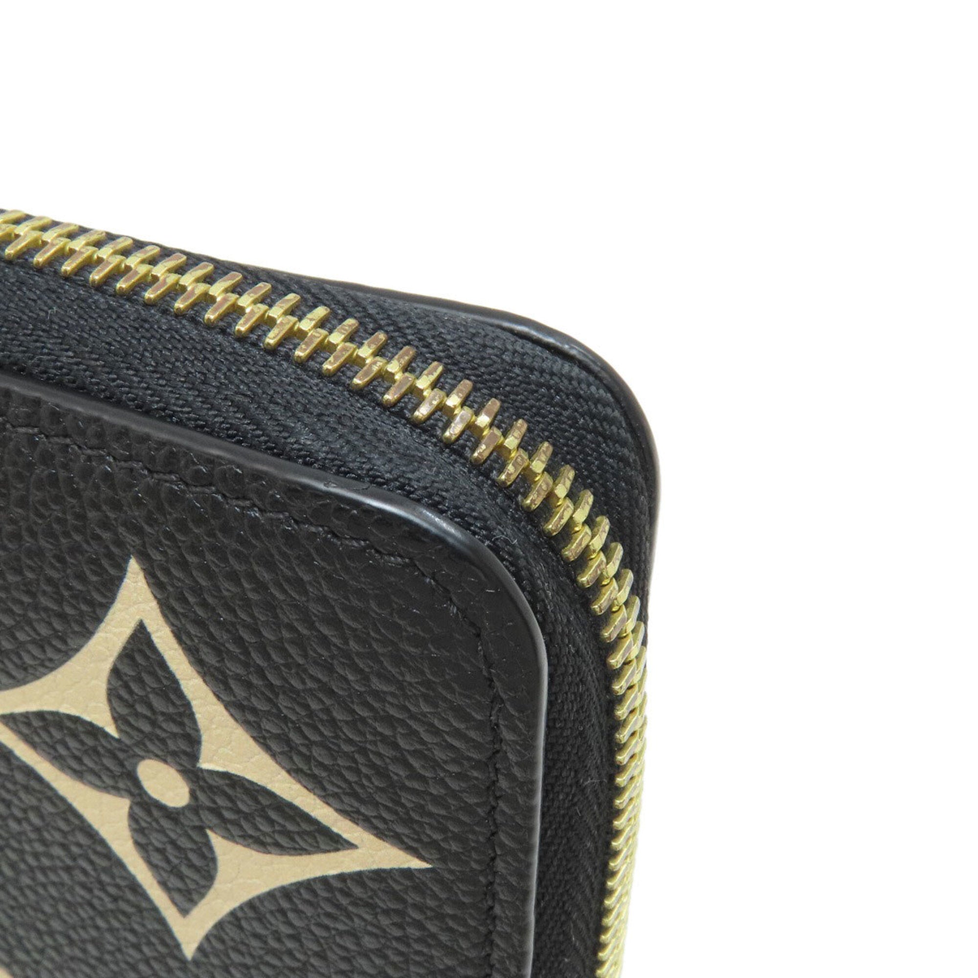 Louis Vuitton Empreinte Beige Black Monogram Empreinte Long Wallet (Bi-Fold) (Pre-Owned)