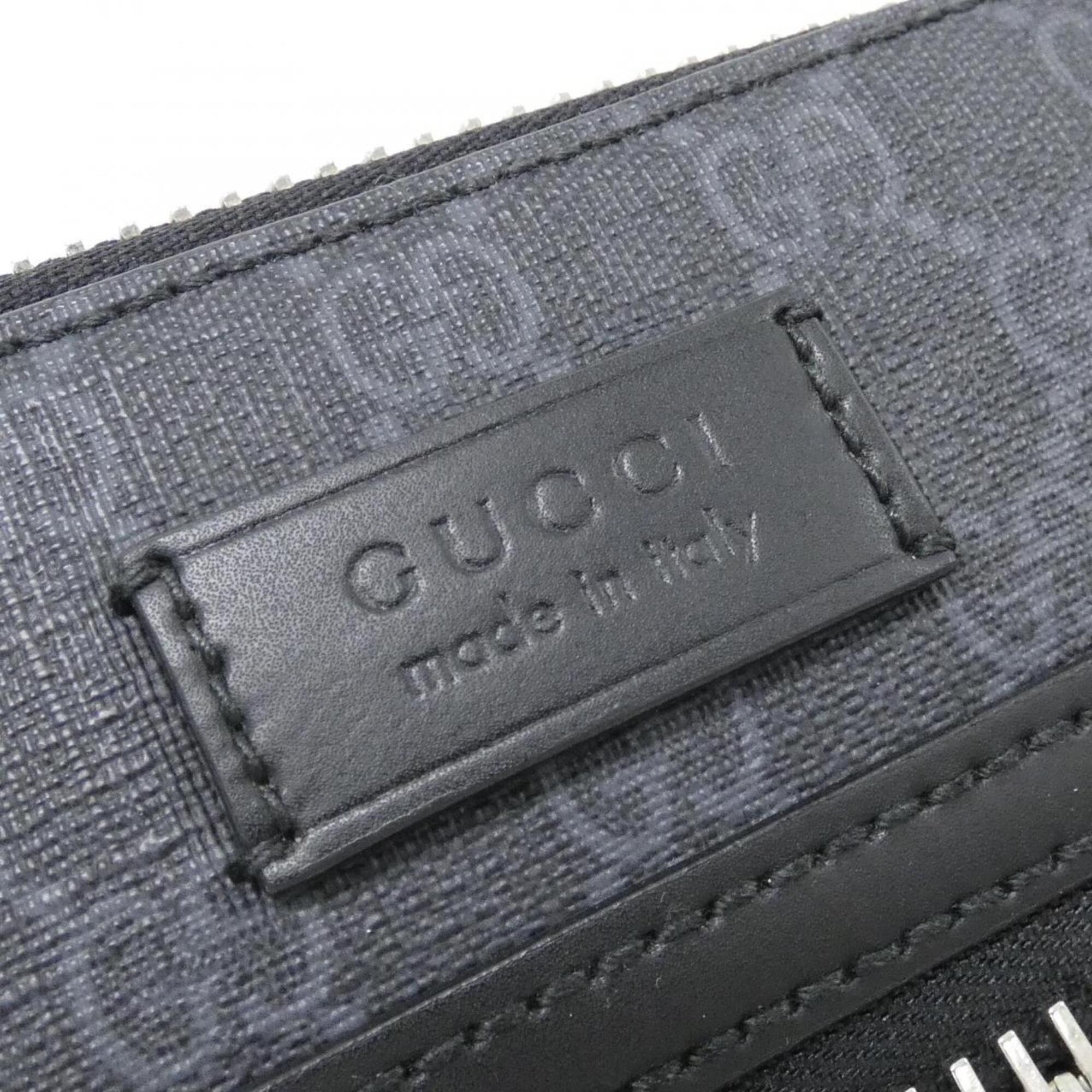 Gucci Black Gray Gg Supreme Shoulder Bag (Pre-Owned)