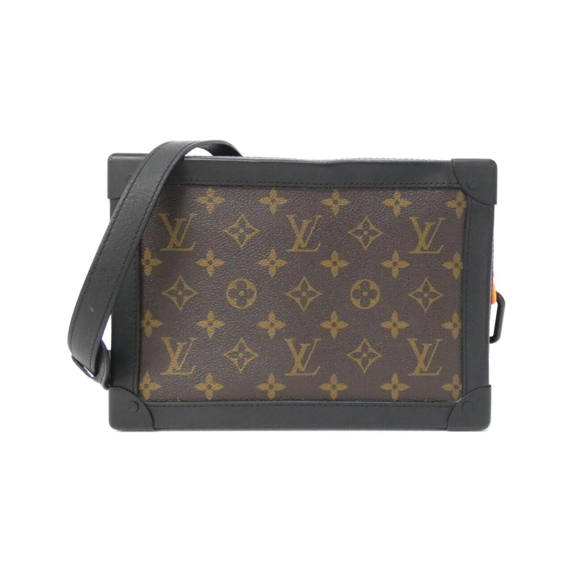 Louis Vuitton Black Black Denim Coated Canvas Shoulder Bag (Pre-Owned)