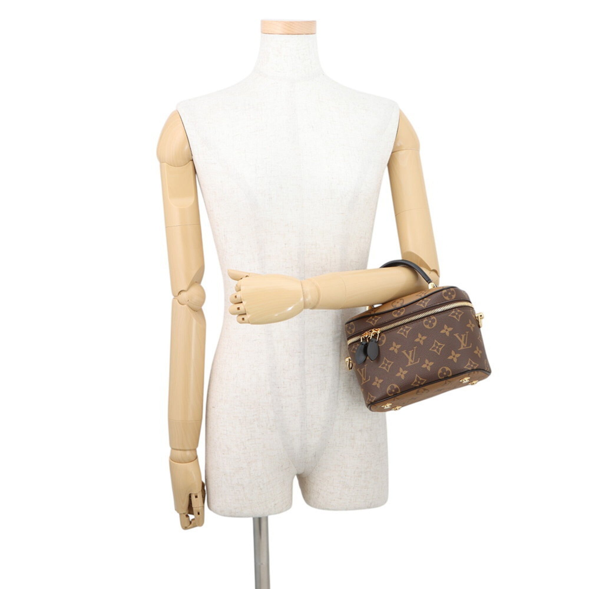 Louis Vuitton Monogram Reverse Noir Monogram Reverse Monogram Handbag Shoulder Bag (Pre-Owned)