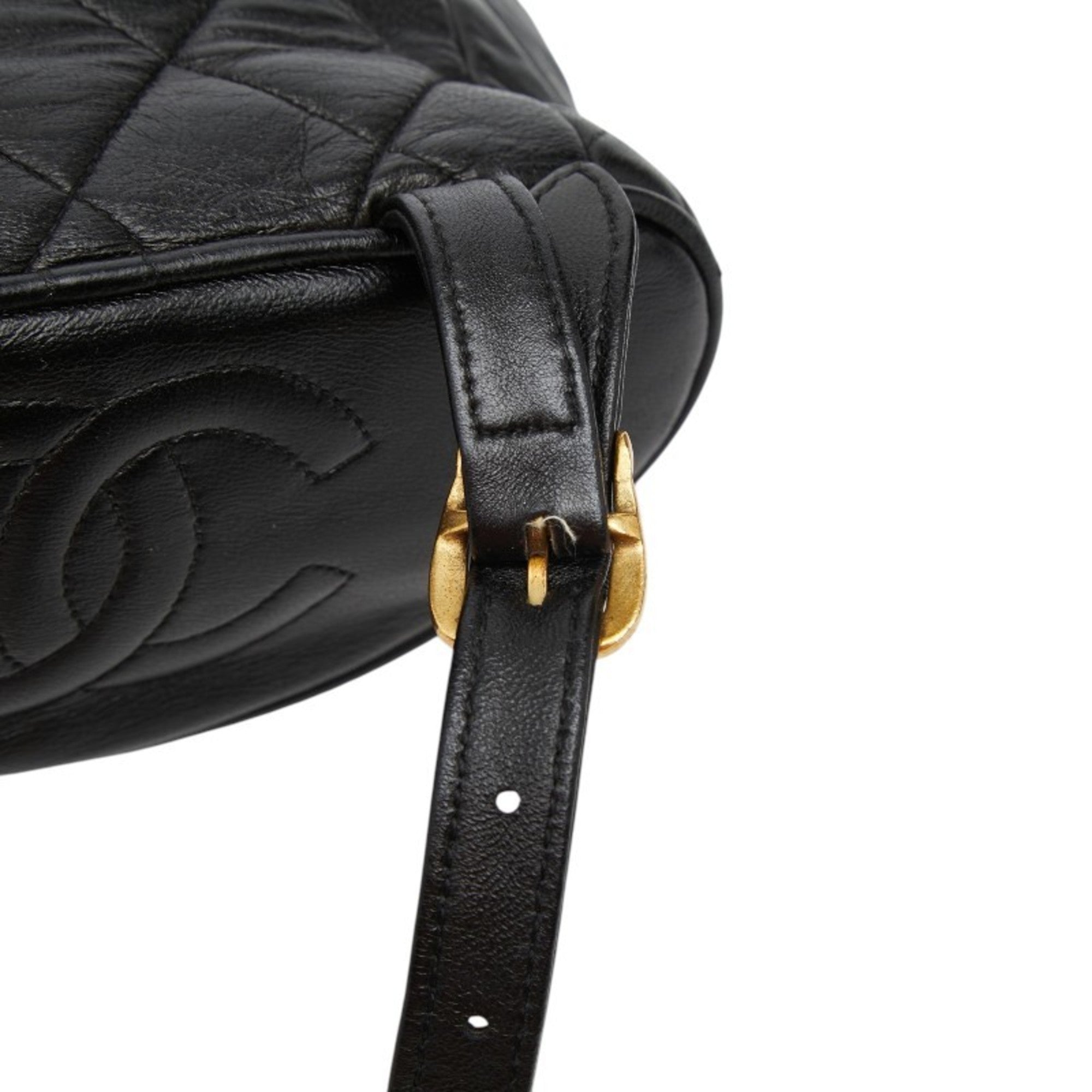 Chanel Black Leather Backpack (Pre-Owned)