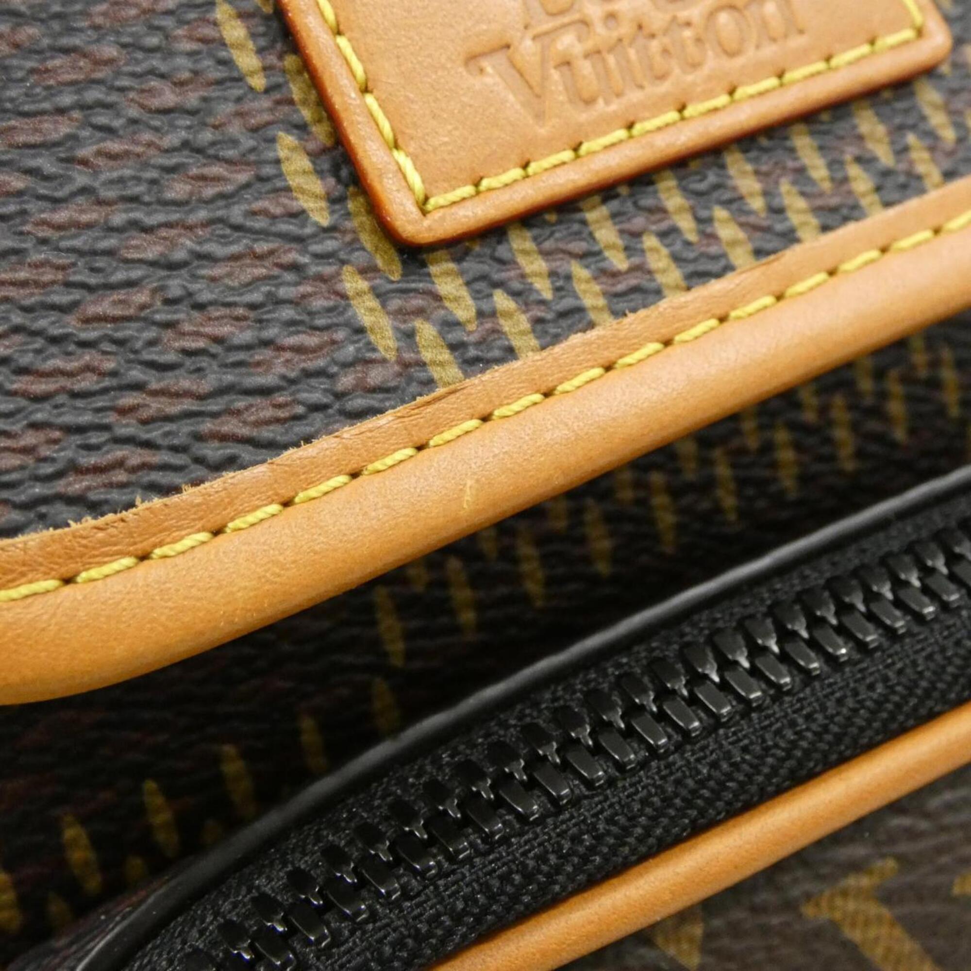 Louis Vuitton Ebene Coated Canvas Shoulder Bag (Pre-Owned)
