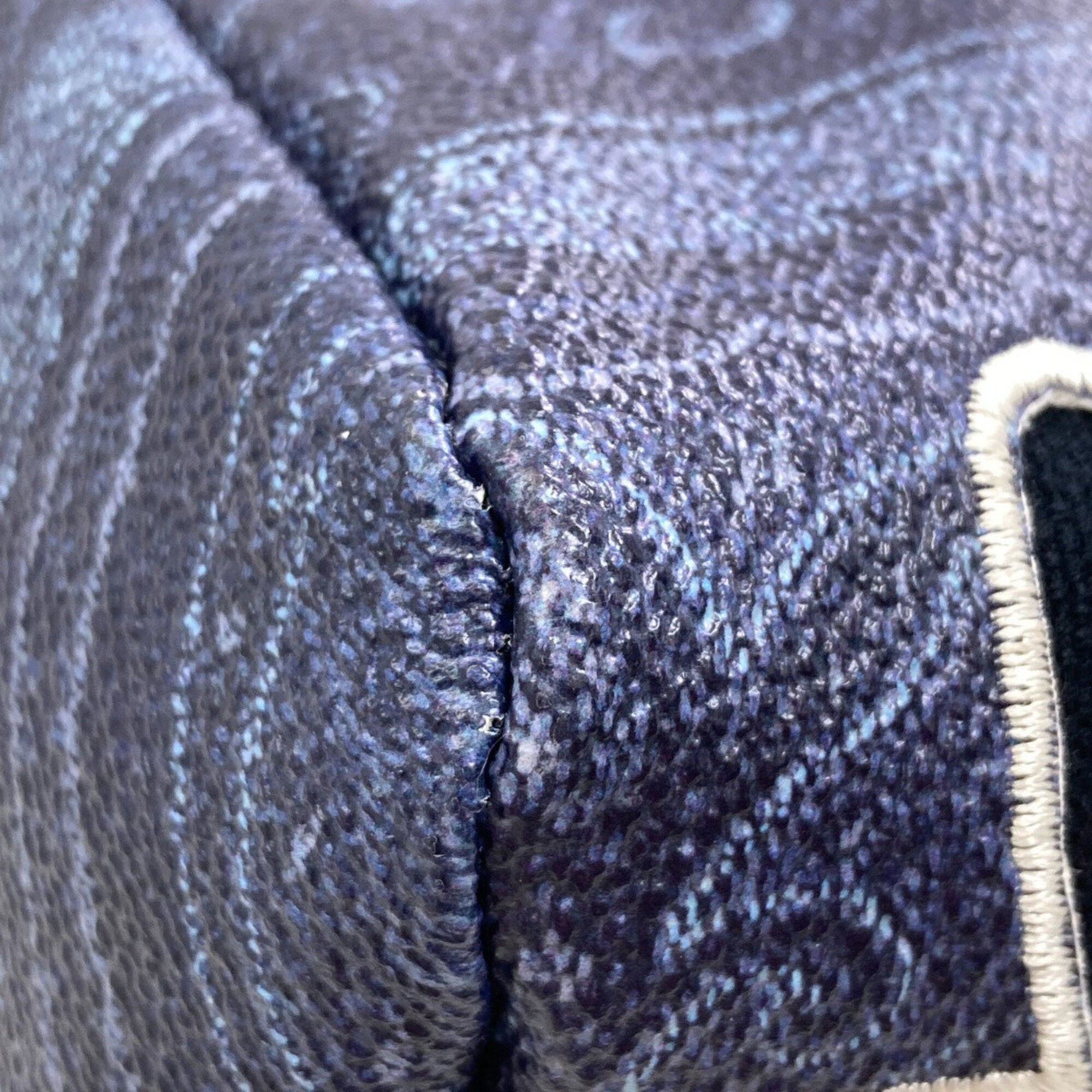 Etro Blue Navy Pvc Canvas Tote Bag (Pre-Owned)