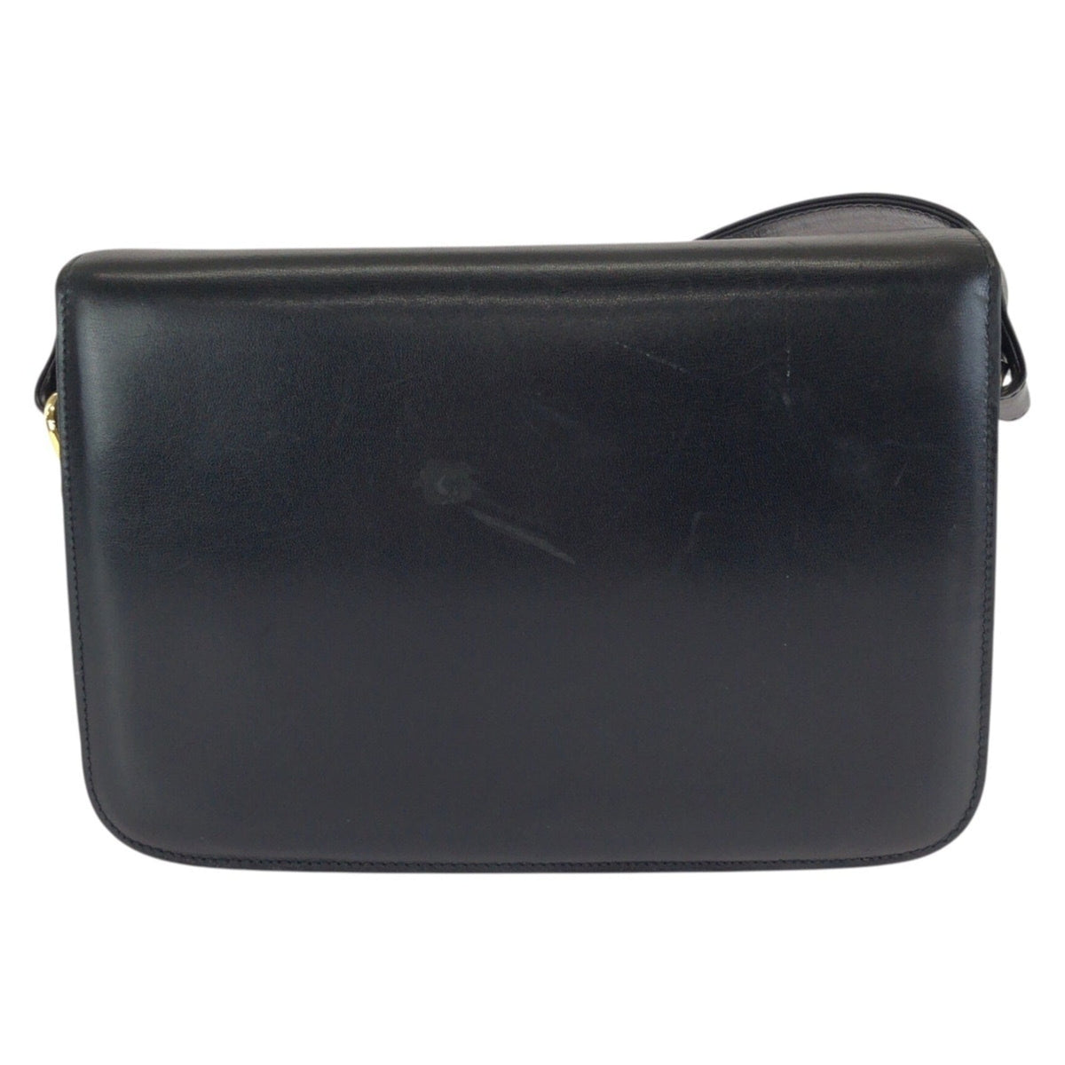 Celine Black Leather Pochette Shoulder Bag (Pre-Owned)