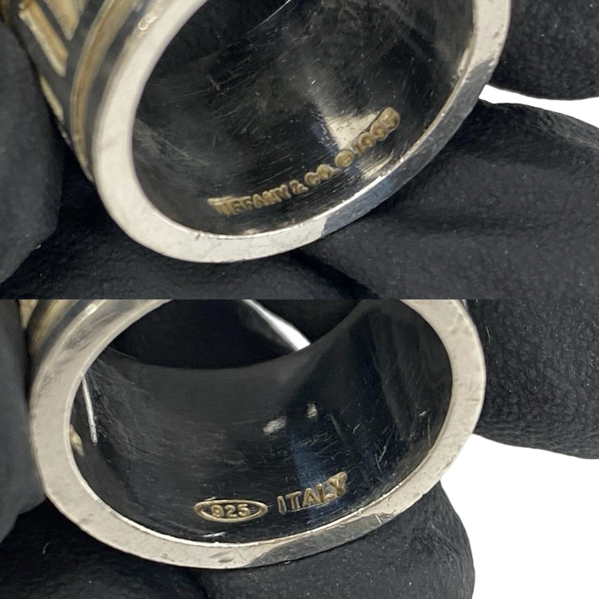 Tiffany Silver Silver 925 Band Ring (Pre-Owned)