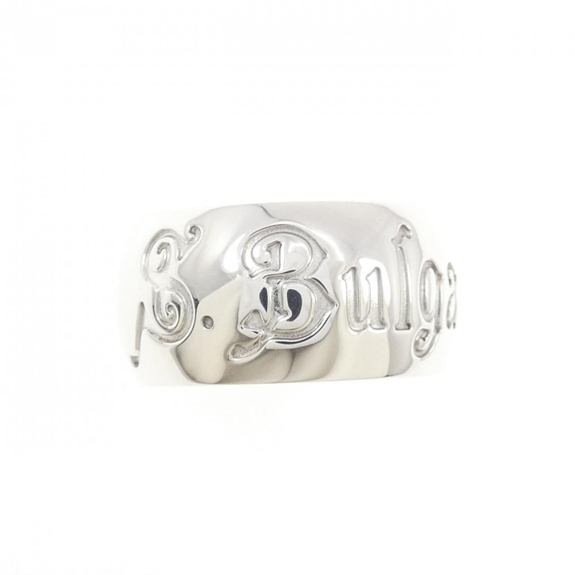 Bvlgari Silver 925 Band Ring (Pre-Owned)