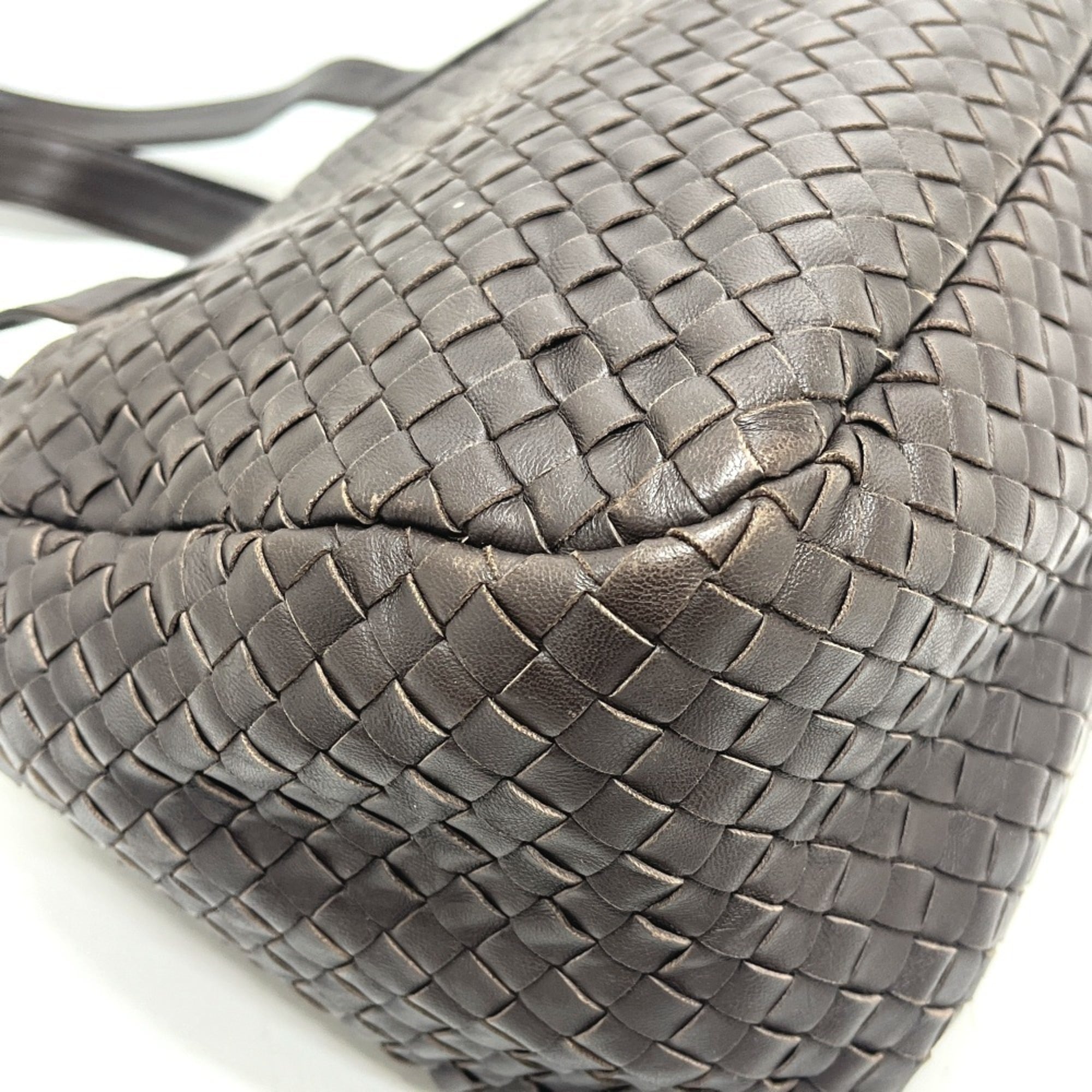 Bottega Veneta Brown Leather Boston Bag (Pre-Owned)