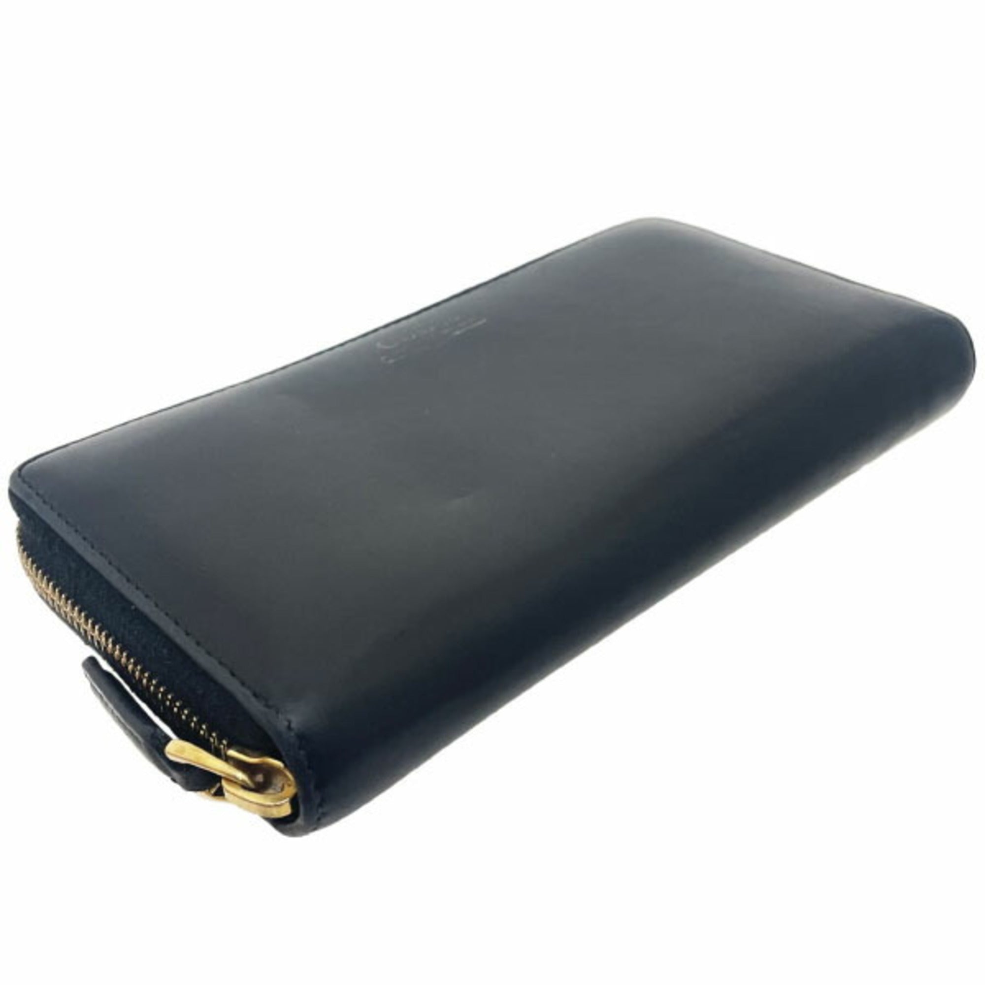 Gucci Black Leather Long Wallet (Bi-Fold) (Pre-Owned)