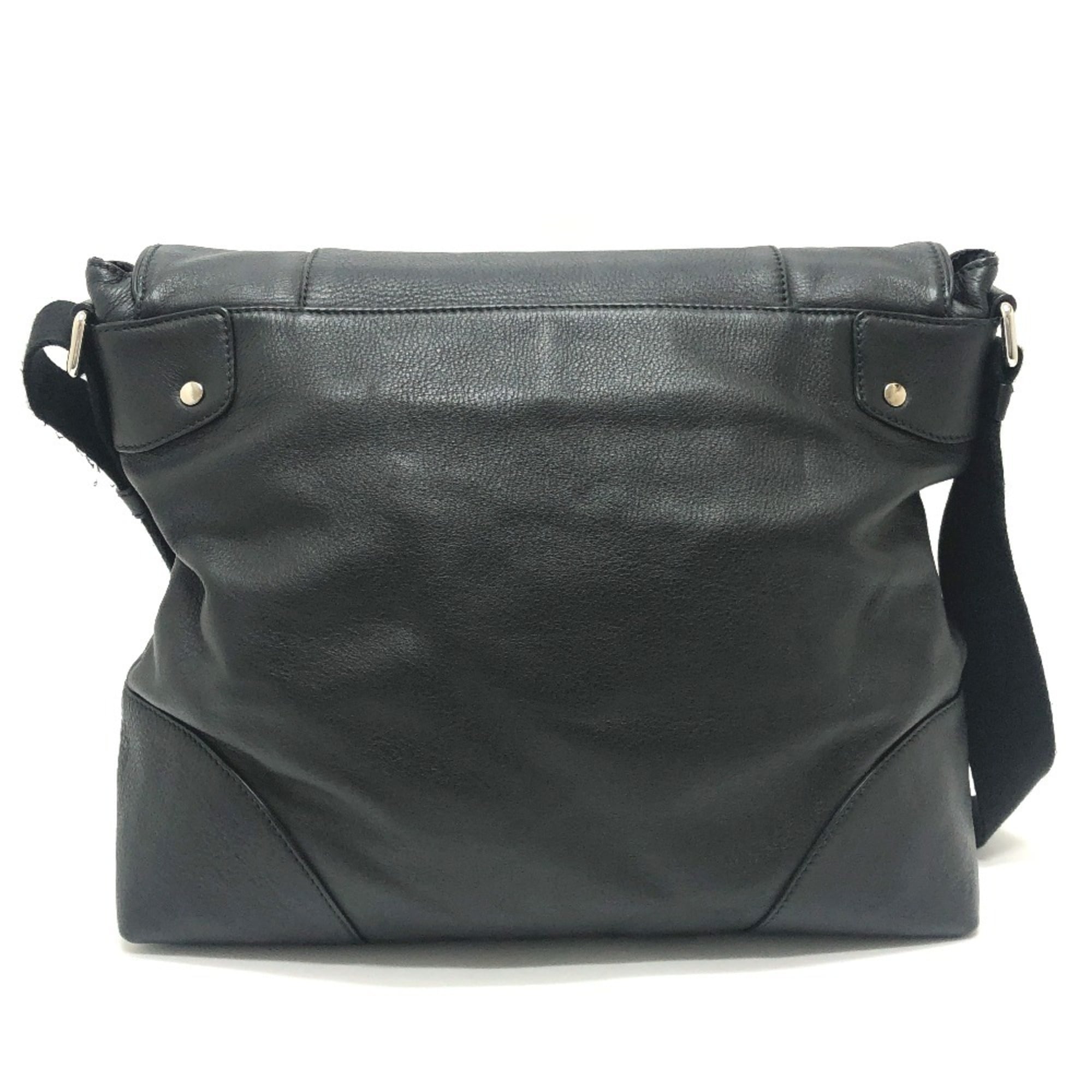Dolce & Gabbana Black Leather Shoulder Bag (Pre-Owned)