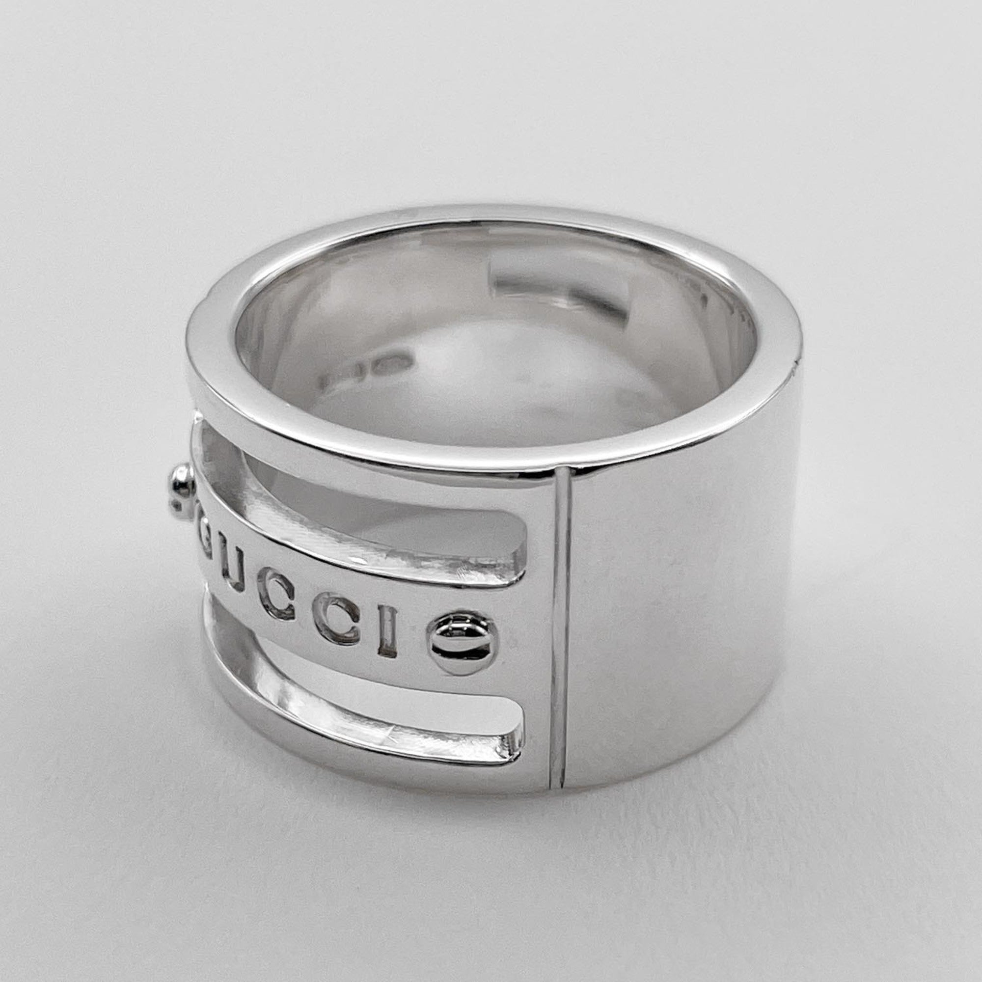 Gucci Silver Silver 925 Band Ring (Pre-Owned)