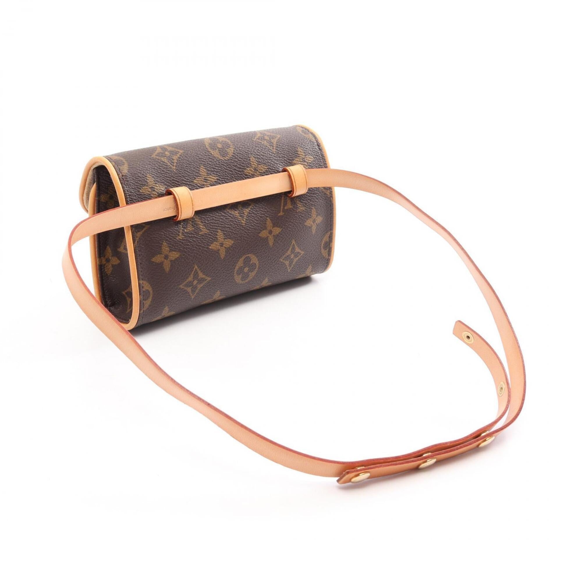 Louis Vuitton Brown Coated Canvas Pvc Monogram Leather Fanny Pack Handbag Sling Bag (Pre-Owned)