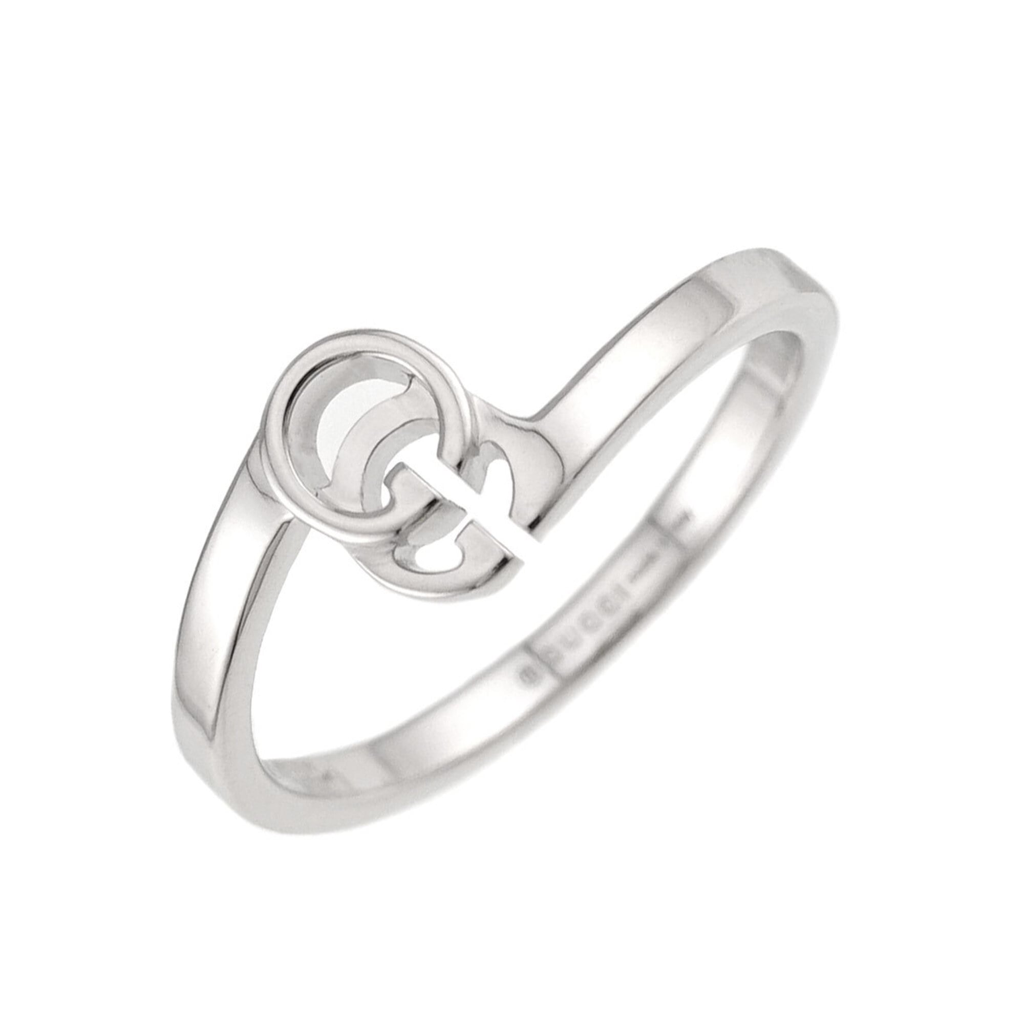 Gucci White Gold (18K) Band Ring (Pre-Owned)