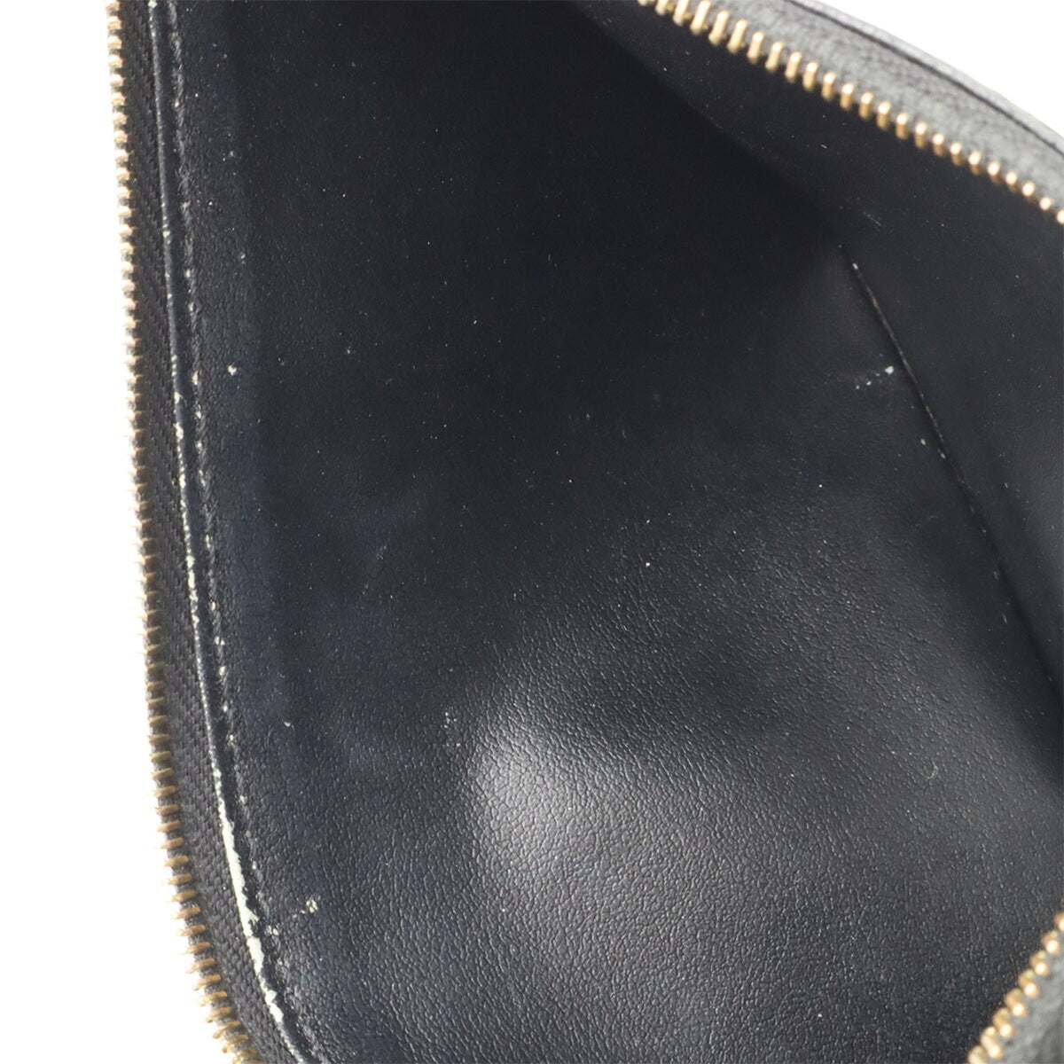 Louis Vuitton Beige Black Monogram Empreinte Leather Clutch Bag Pochette Shoulder Bag (Pre-Owned)