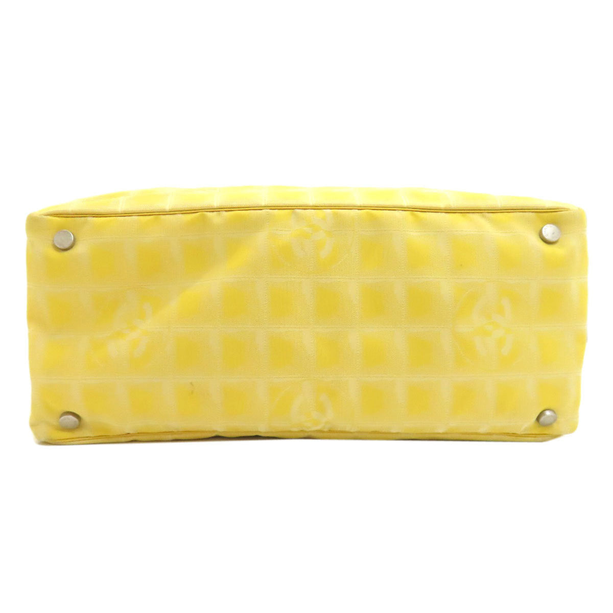 Chanel Yellow Nylon Tote Bag (Pre-Owned)