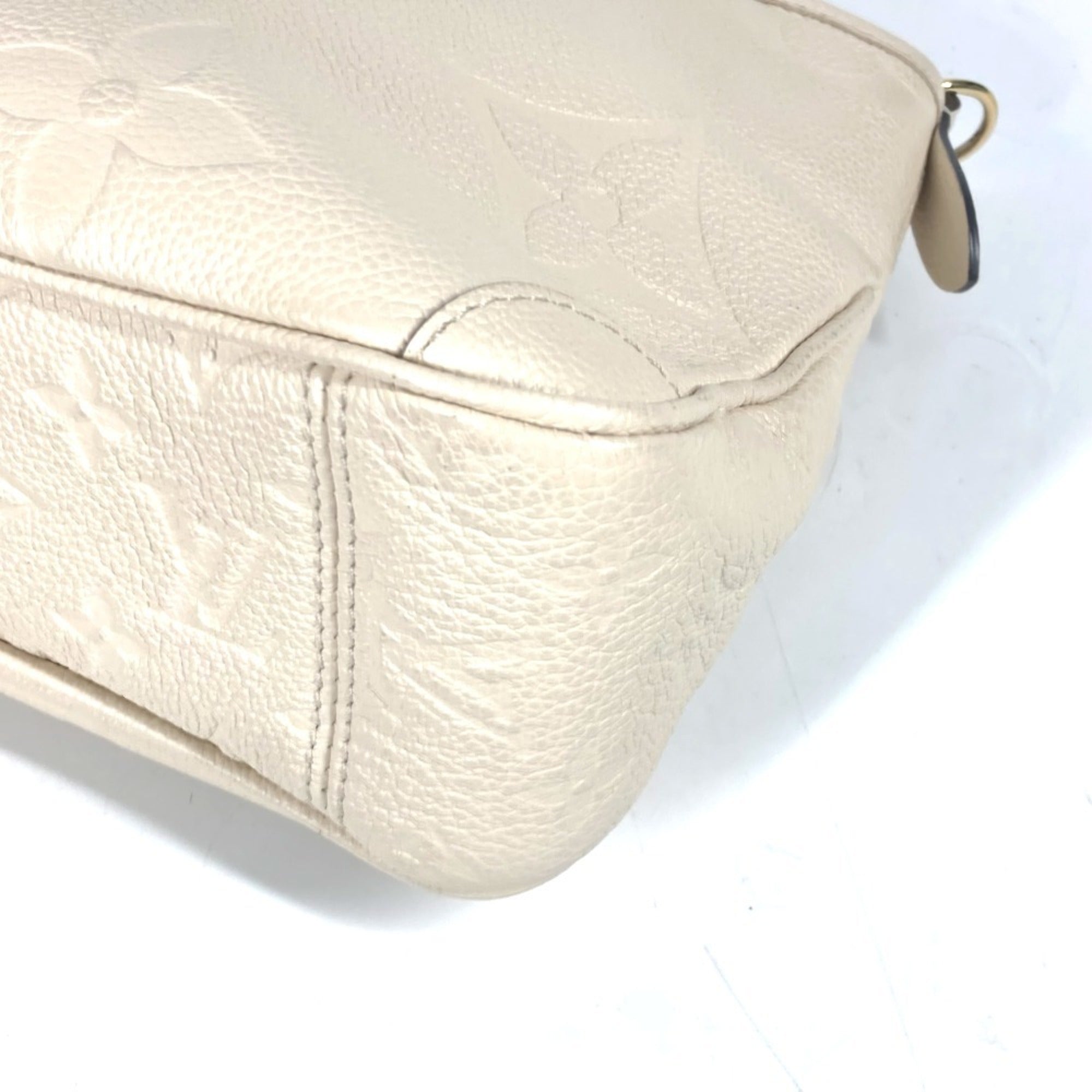 Louis Vuitton White Monogram Empreinte Handbag Shoulder Bag Tote Bag (Pre-Owned)