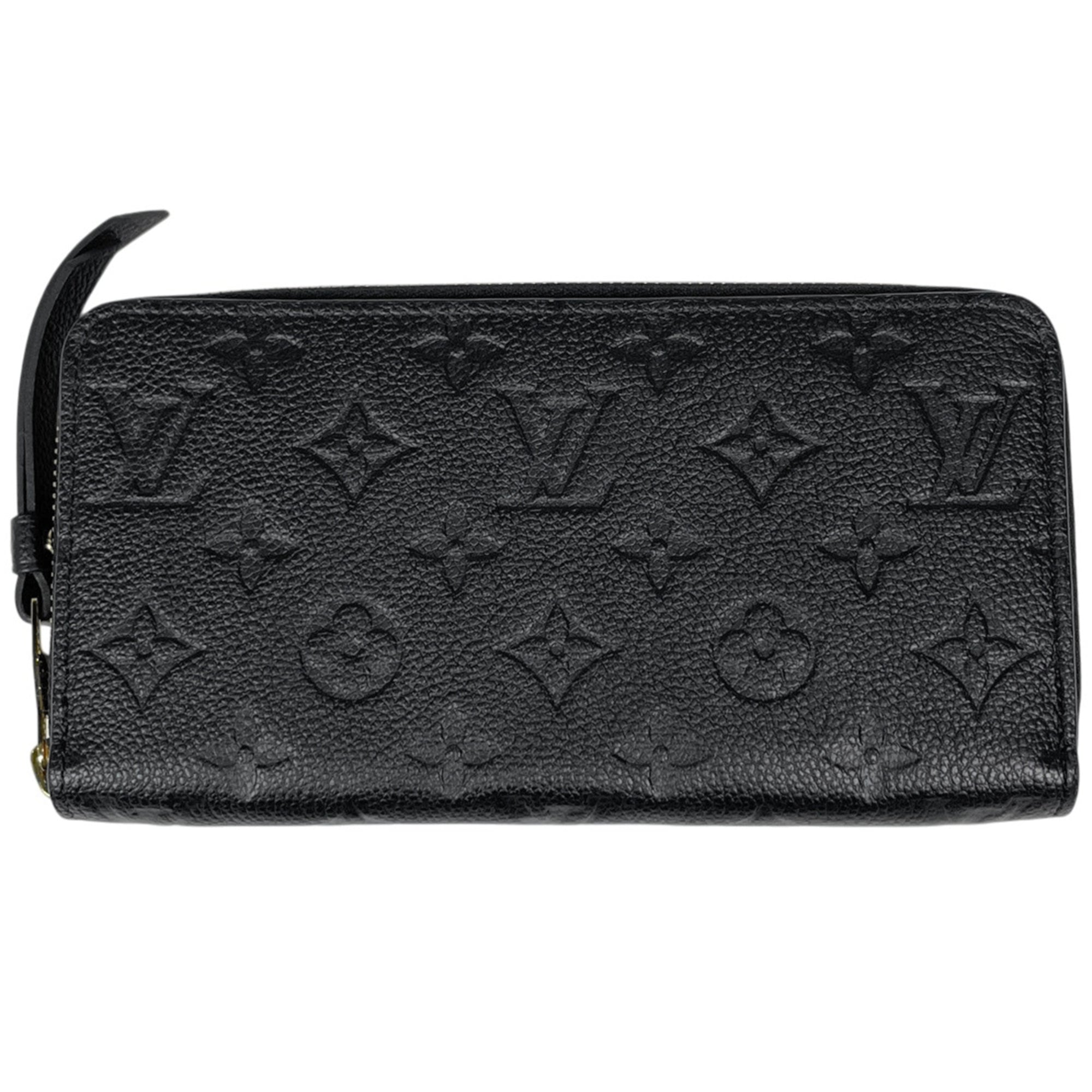 Louis Vuitton Black Noir Monogram Empreinte Long Wallet (Bi-Fold) (Pre-Owned)