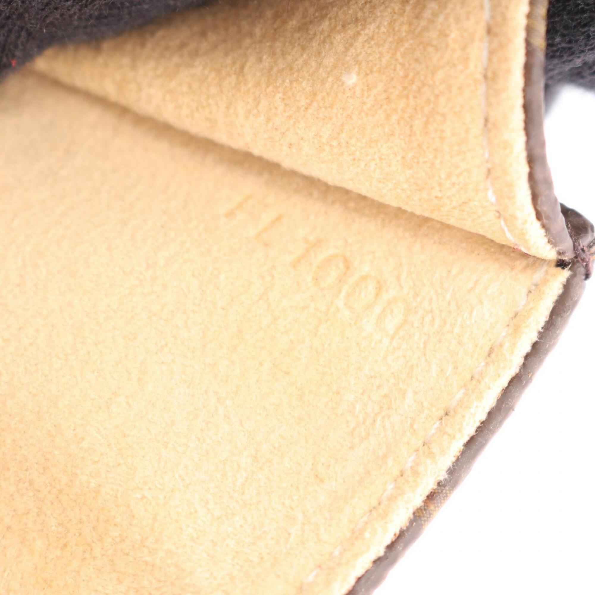 Louis Vuitton Brown Coated Canvas Leather Fanny Pack Handbag (Pre-Owned)