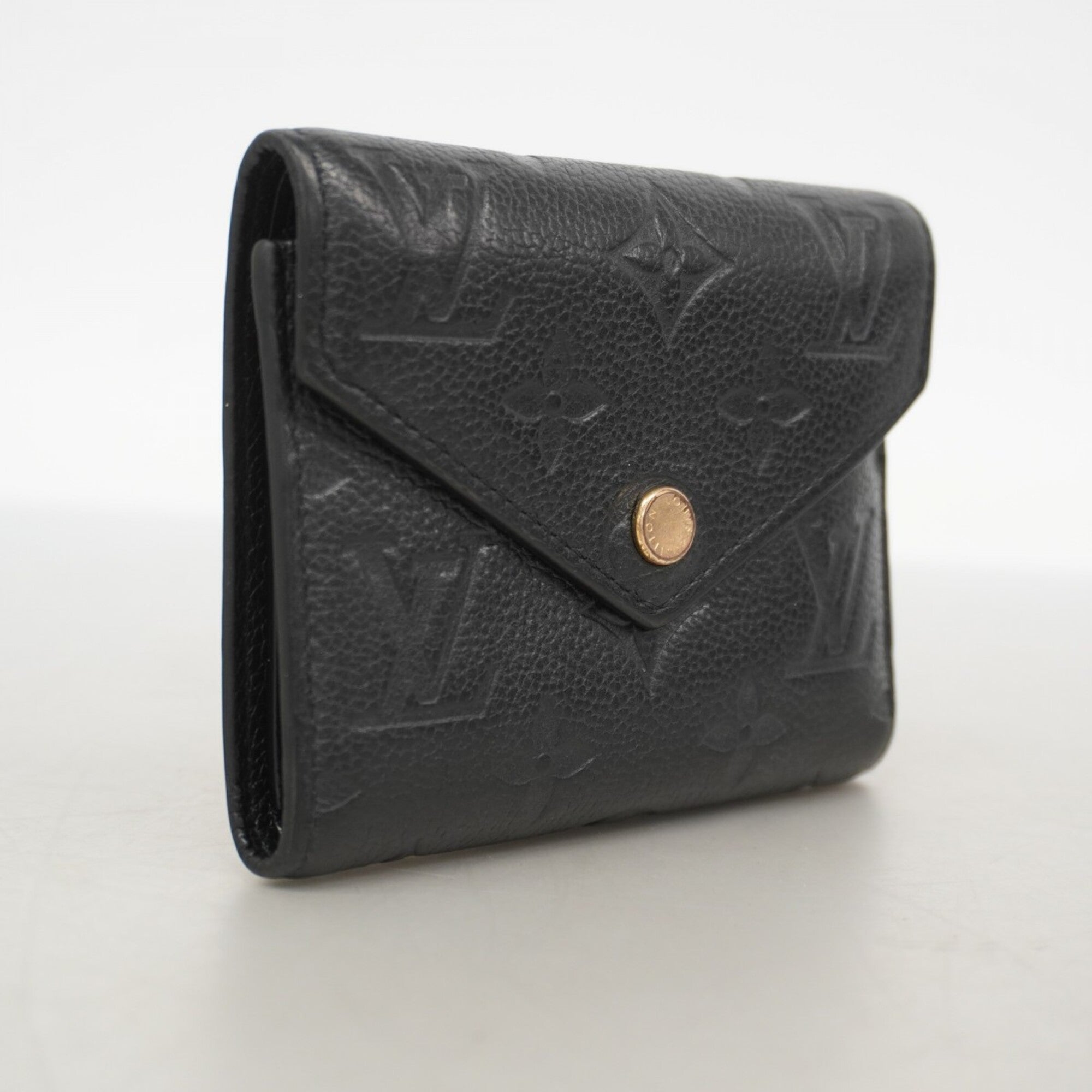Louis Vuitton Noir Wallet (Tri-Fold) (Pre-Owned)