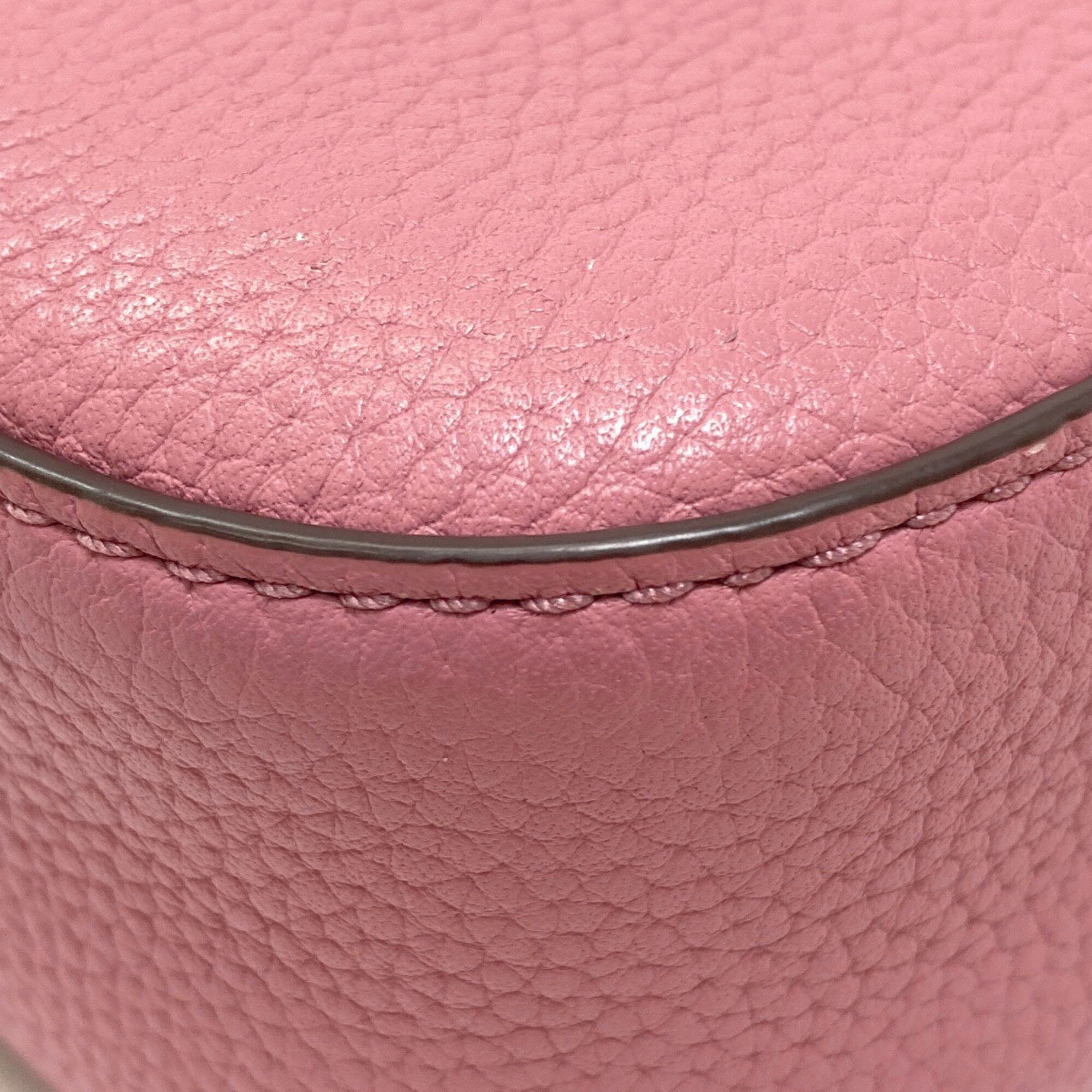 Tory Burch Pink Leather Shoulder Bag (Pre-Owned)