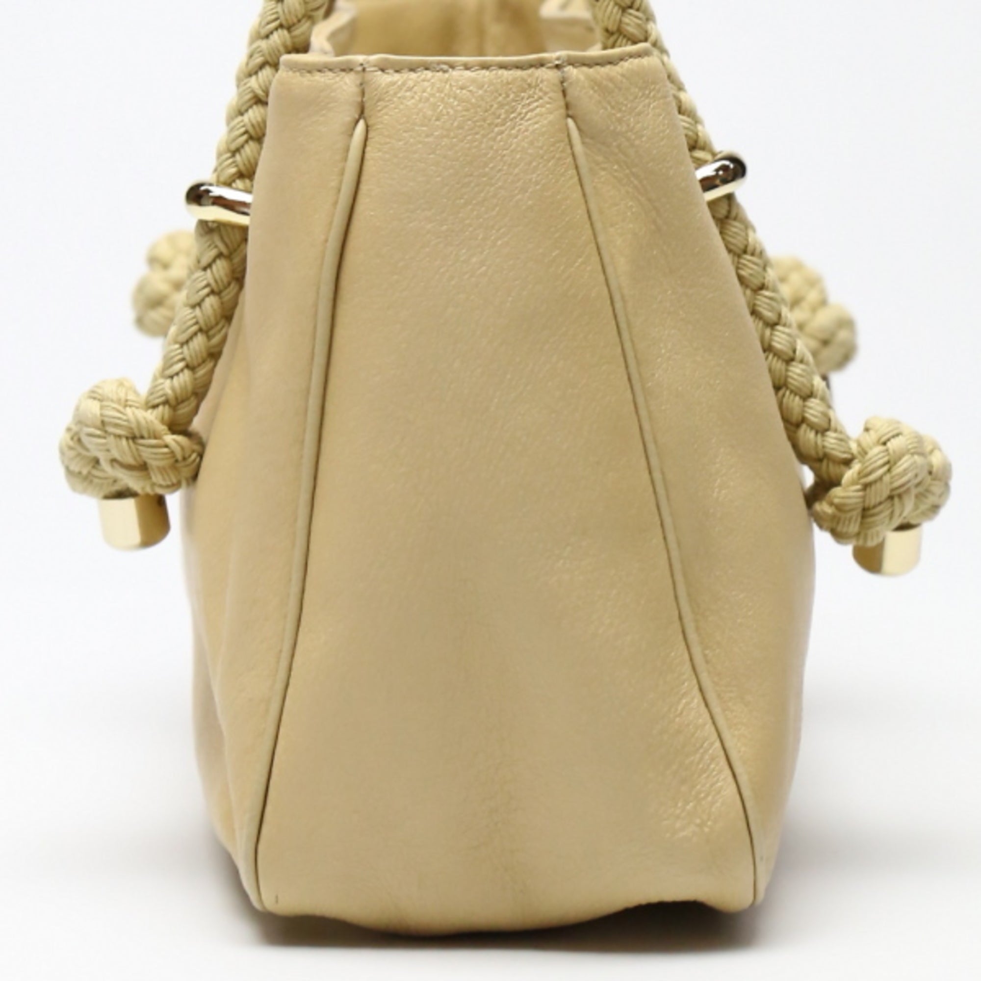 Kate Spade Beige Handbag Tote Bag (Pre-Owned)