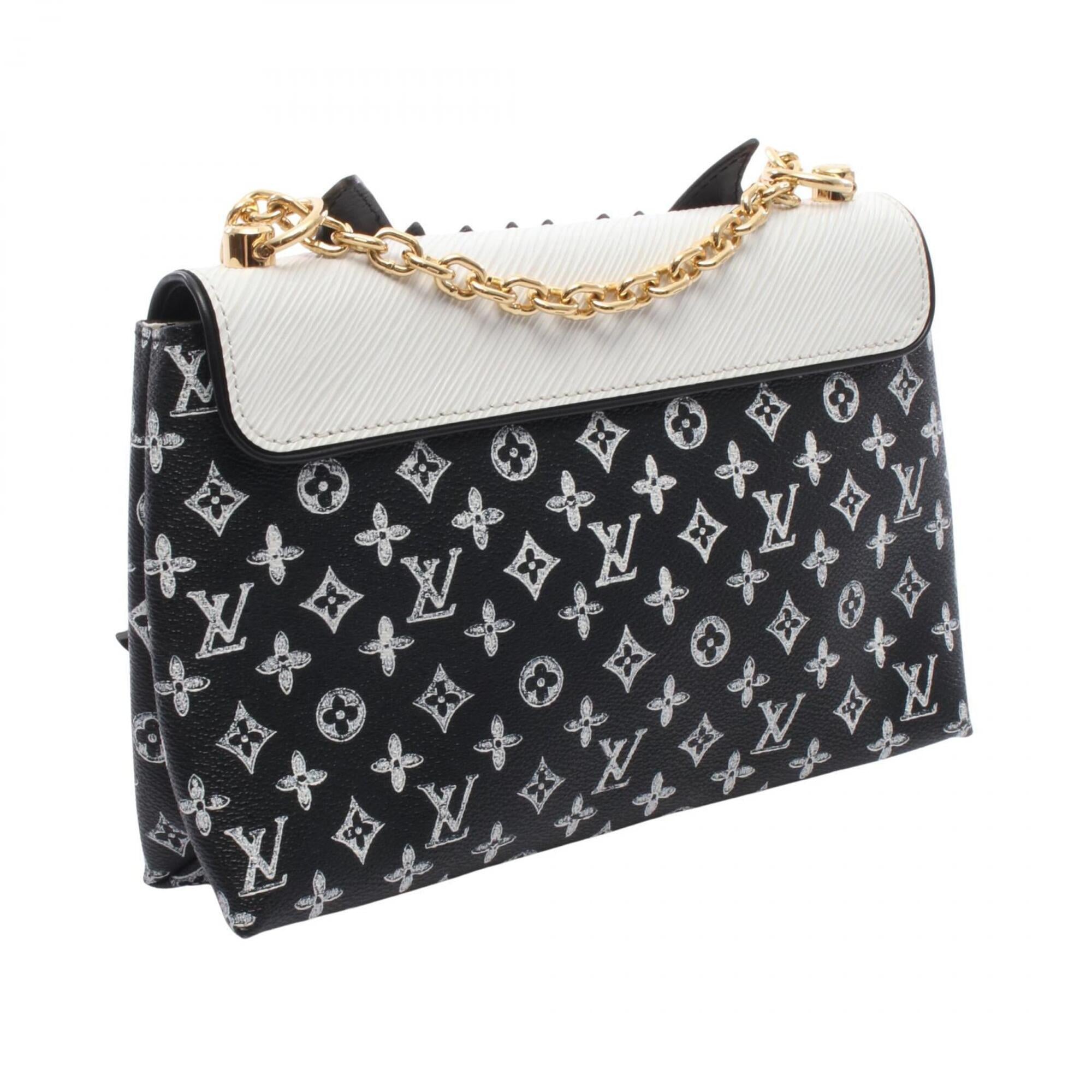 Louis Vuitton Black Multi-Color White Epi Leather Coated Canvas Handbag Shoulder Bag (Pre-Owned)
