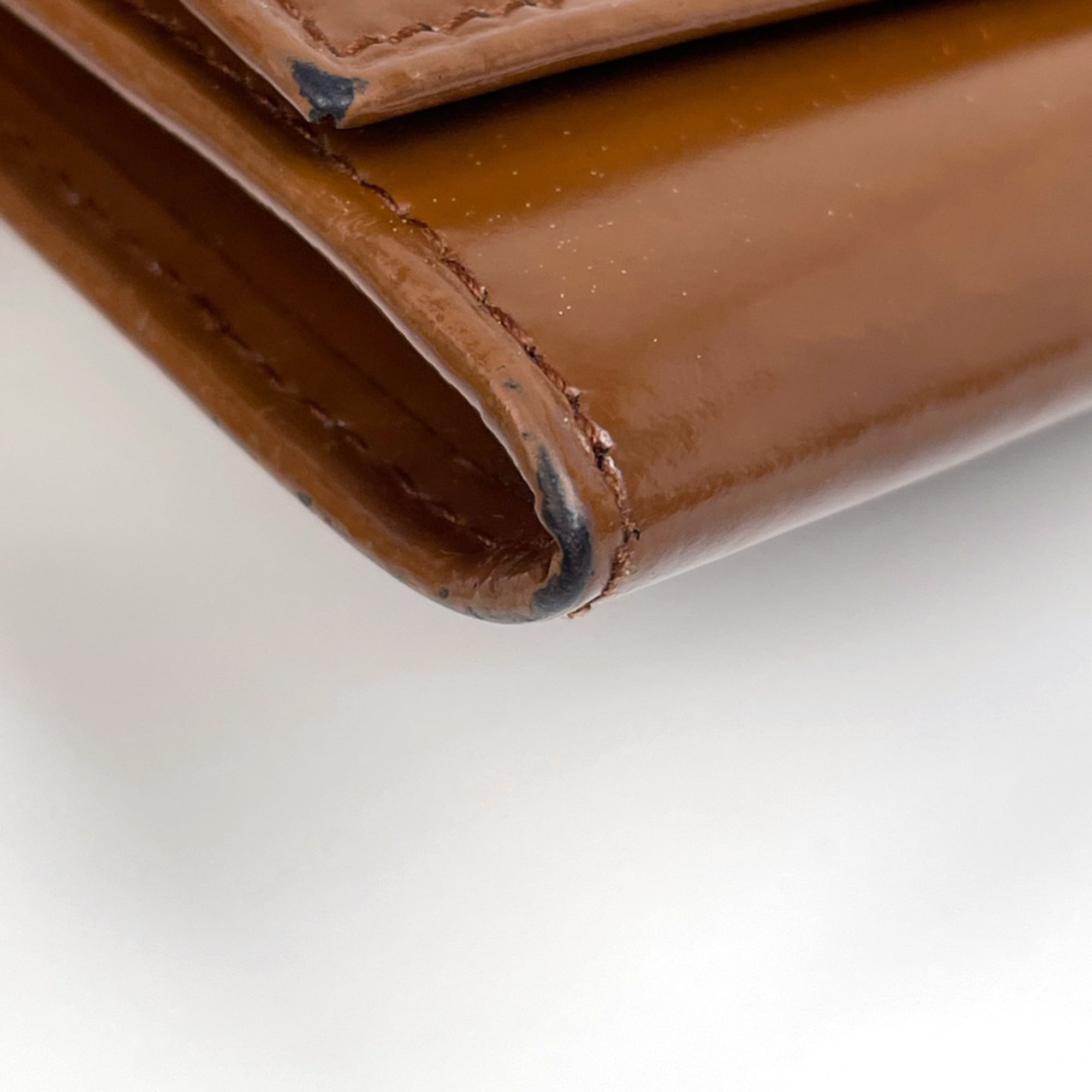 Cartier Brown Leather Coin Purse/Coin Case (Pre-Owned)