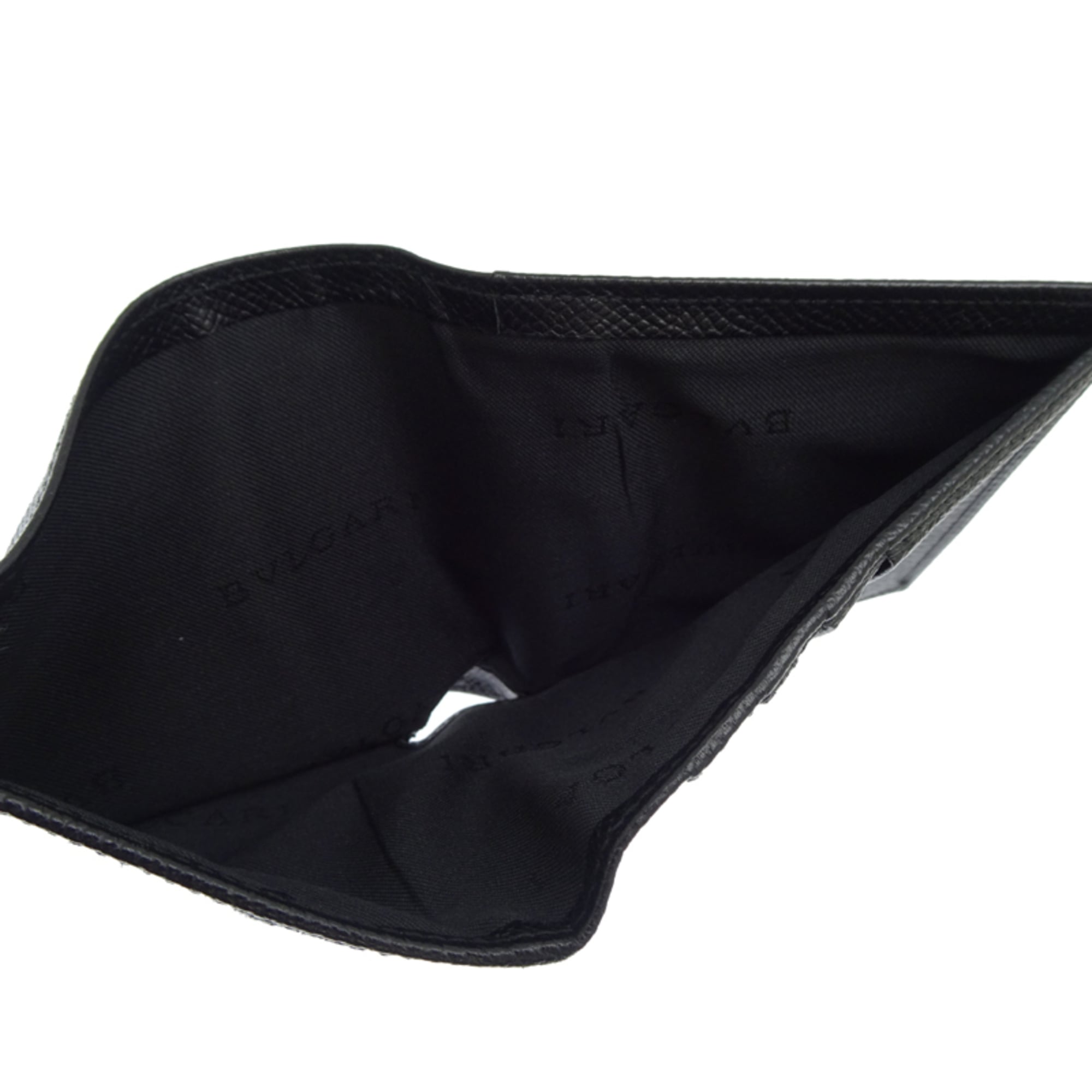 Bvlgari Black Leather Wallet (Bi-Fold) (Pre-Owned)