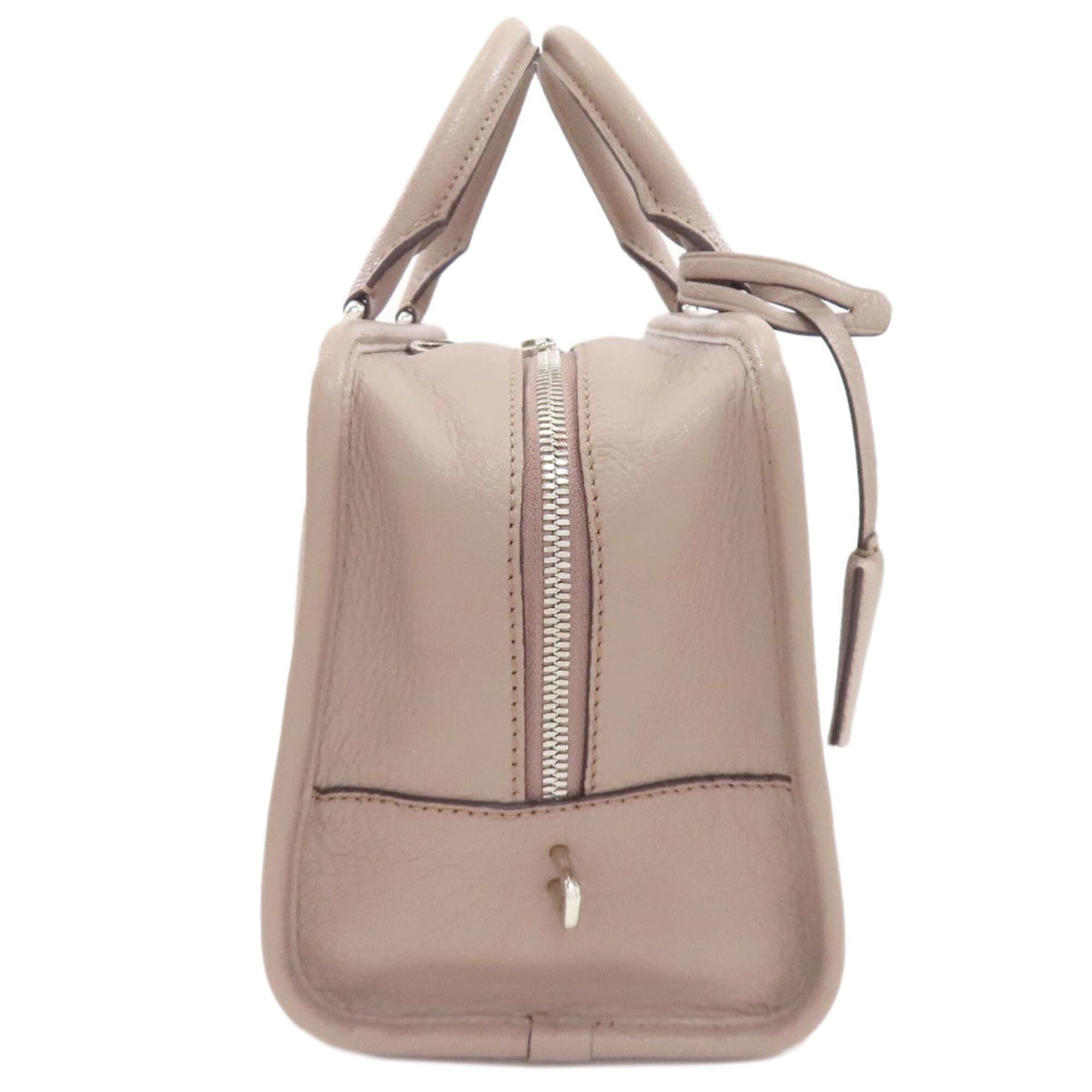 Loewe Grayish Leather Handbag (Pre-Owned)