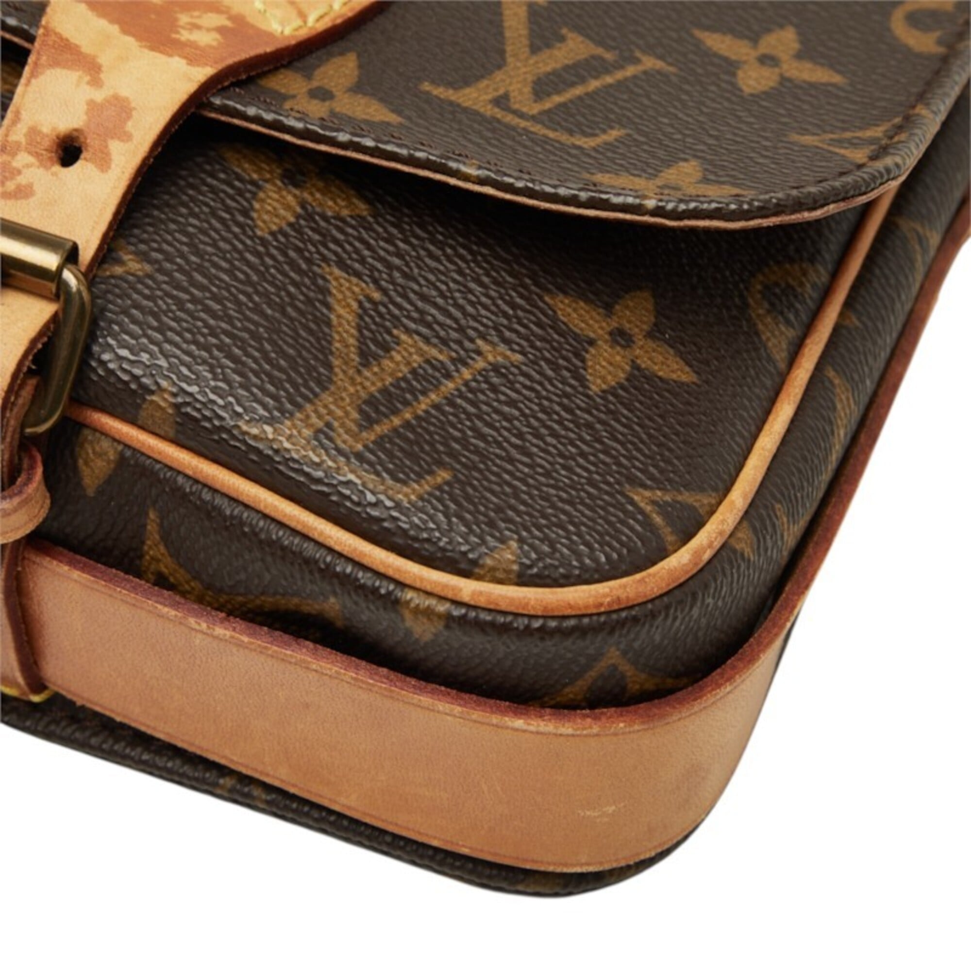 Louis Vuitton Brown Monogram Pvc Leather Shoulder Bag (Pre-Owned)