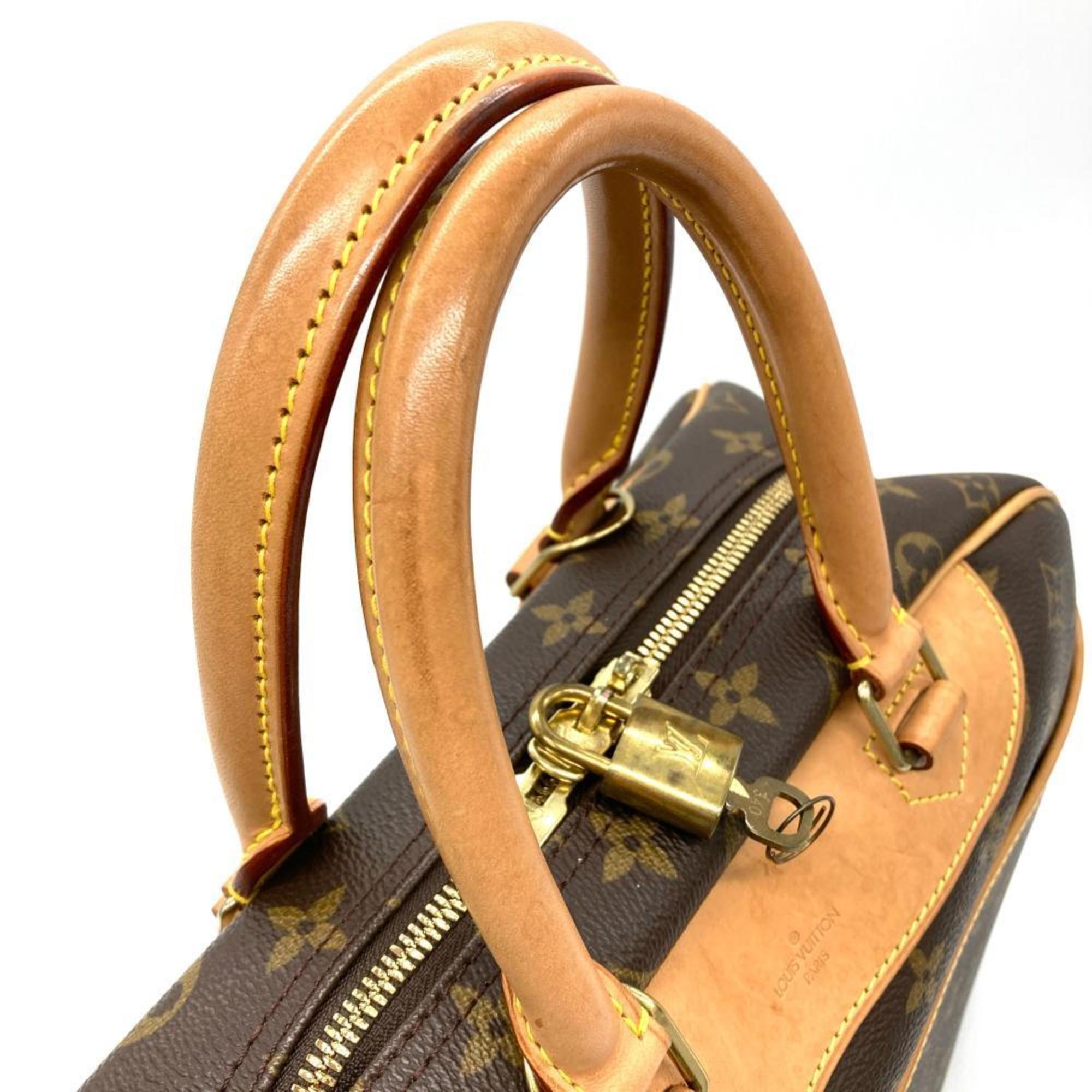 Louis Vuitton Monogram Brown Monogram Leather Tote Bag (Pre-Owned)