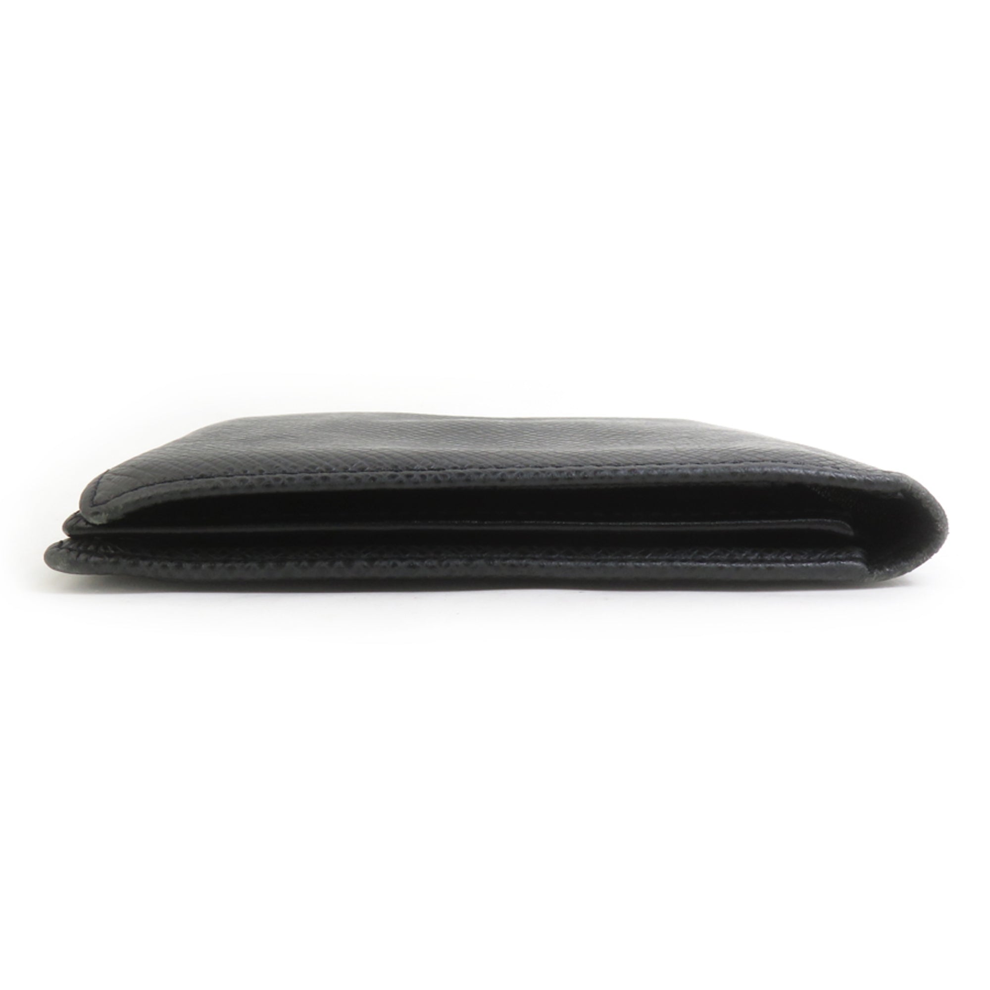 Louis Vuitton Black Taiga Leather Wallet (Bi-Fold) (Pre-Owned)