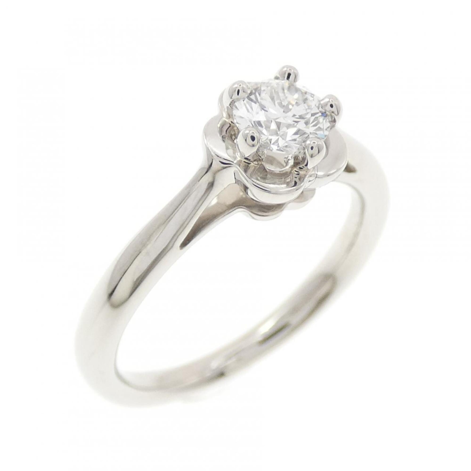 Chanel Platinum Platinum 950 Band Ring (Pre-Owned)