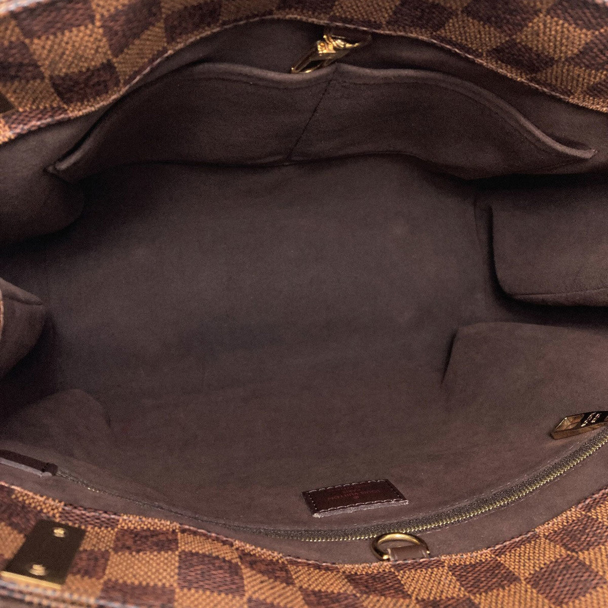 Louis Vuitton Brown Damier Canvas Ebene Damier Canvas Handbag (Pre-Owned)