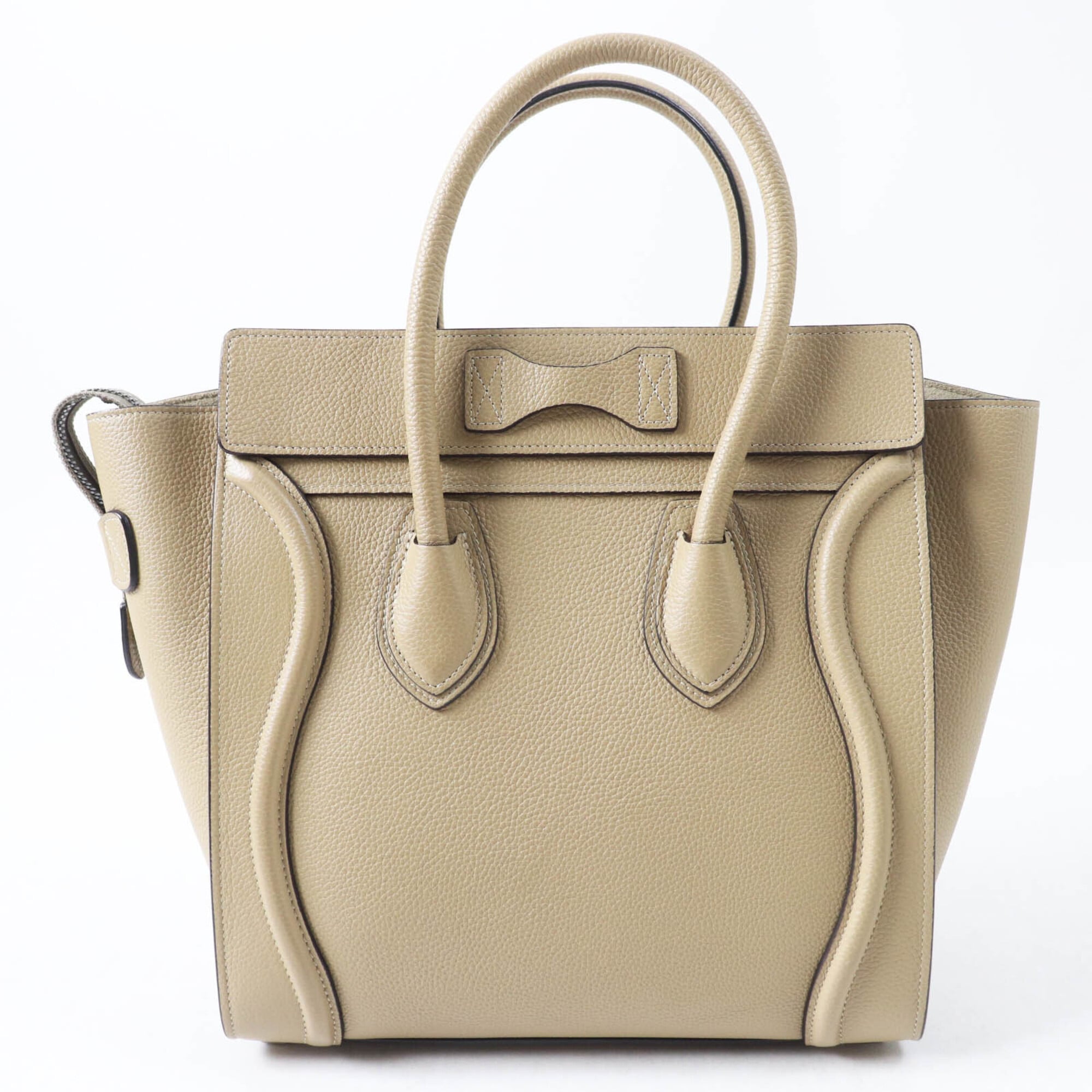 Celine Beige Leather Handbag (Pre-Owned)