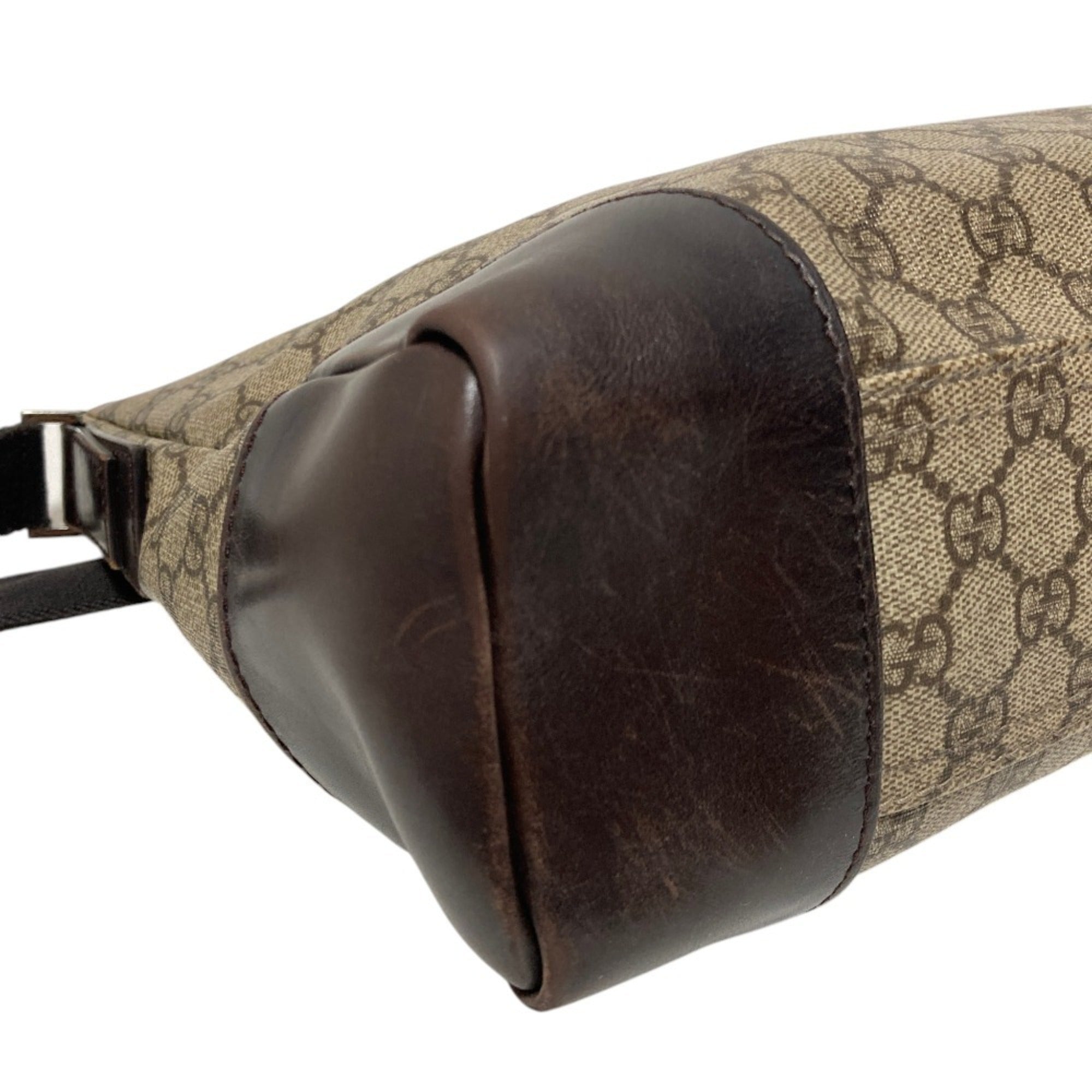 Gucci Brown Gg Supreme Shoulder Bag (Pre-Owned)