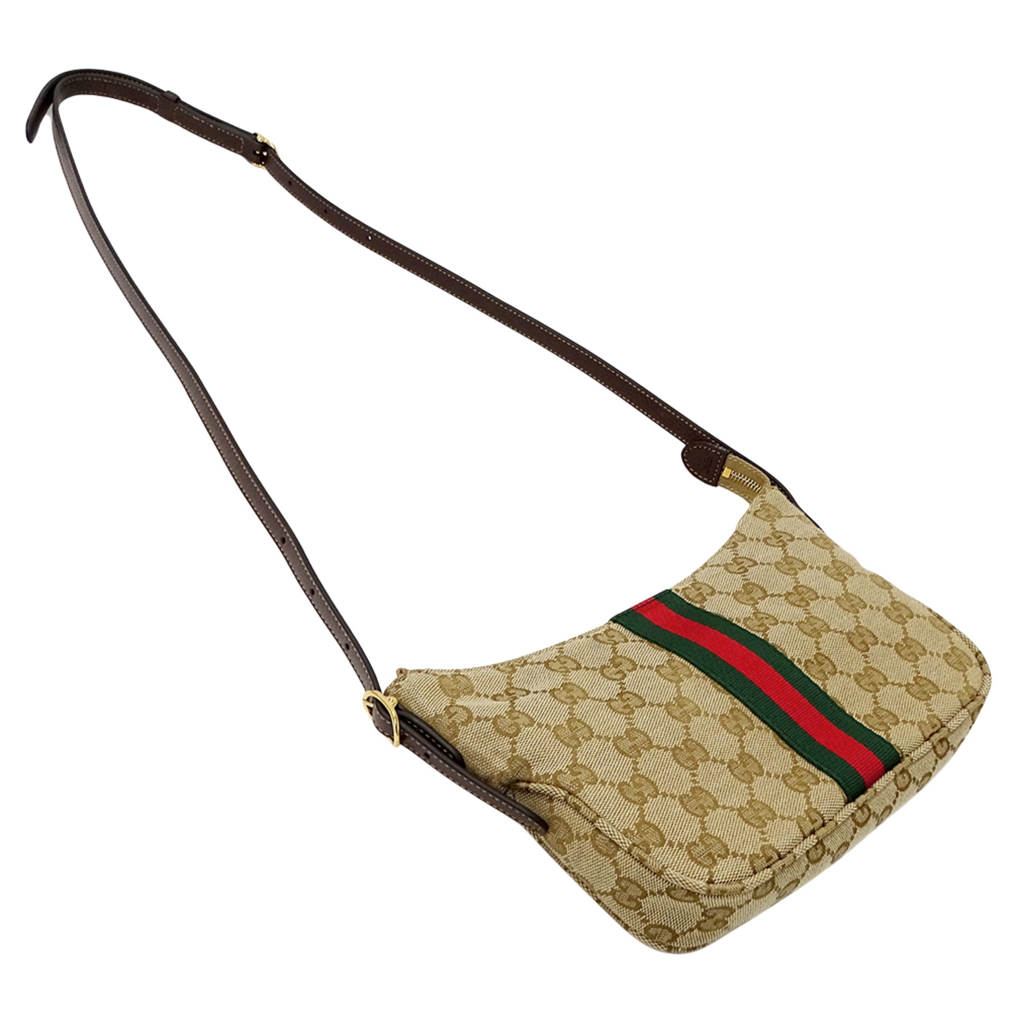 Gucci Beige Brown Gg Supreme Canvas Handbag Shoulder Bag (Pre-Owned)