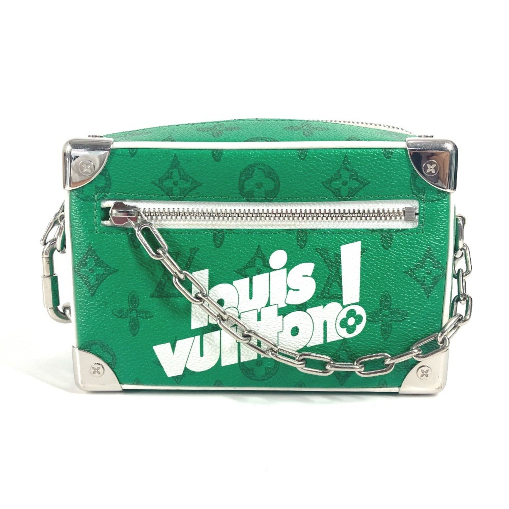 Louis Vuitton Monogram Green Monogram Pochette Shoulder Bag (Pre-Owned)