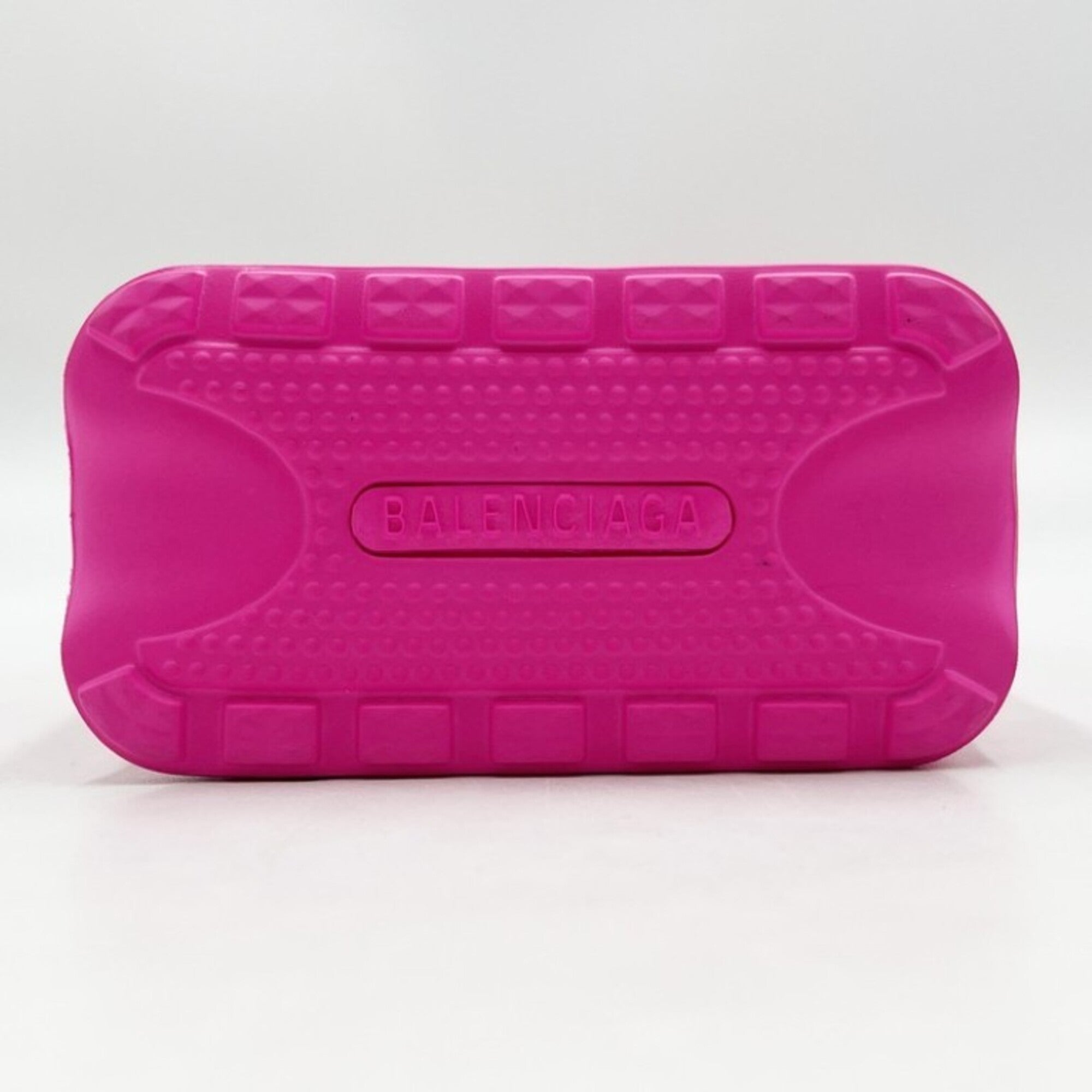 Balenciaga Pink Rubber Pochette Shoulder Bag (Pre-Owned)
