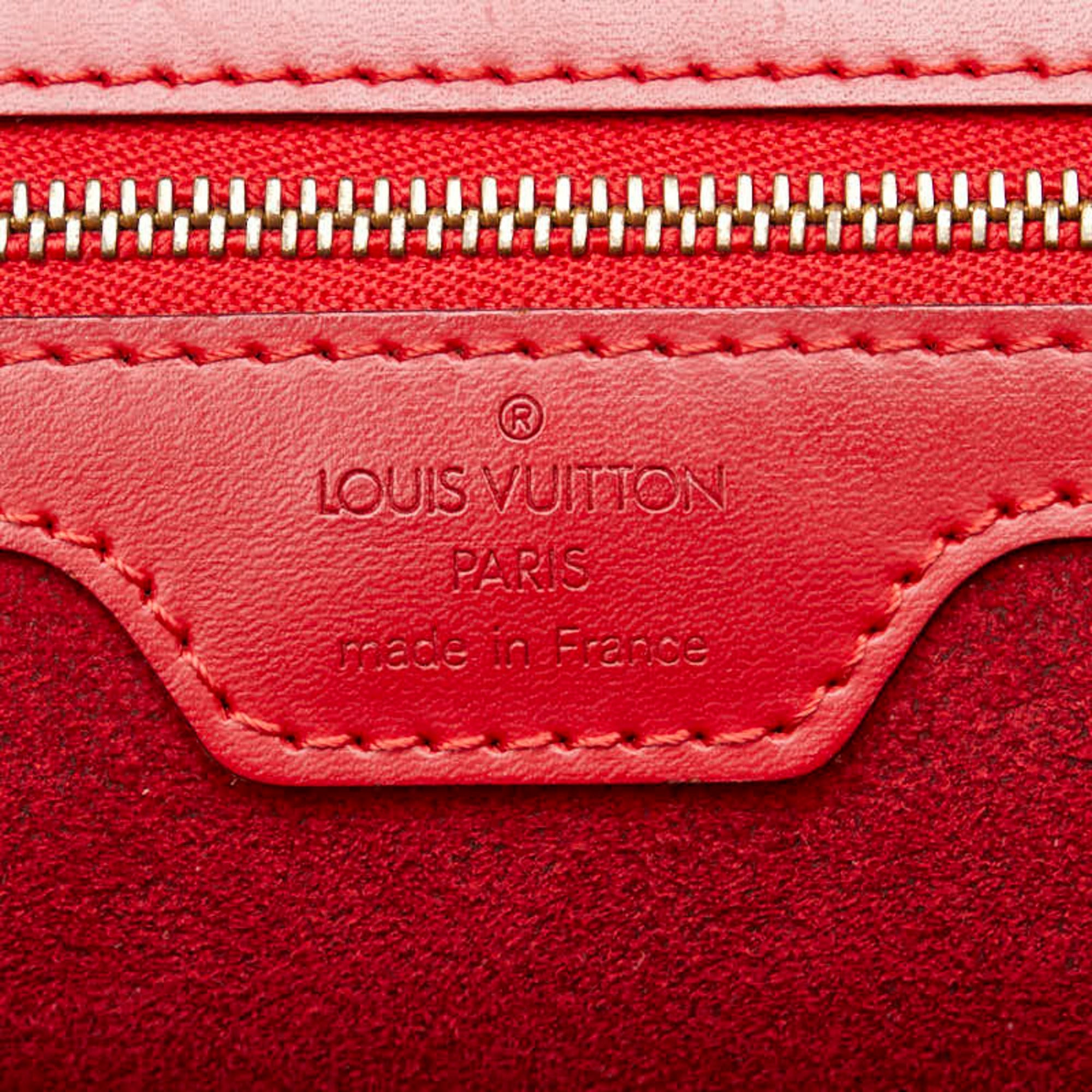 Louis Vuitton Castilian Red Epi Leather Shoulder Bag Tote Bag (Pre-Owned)