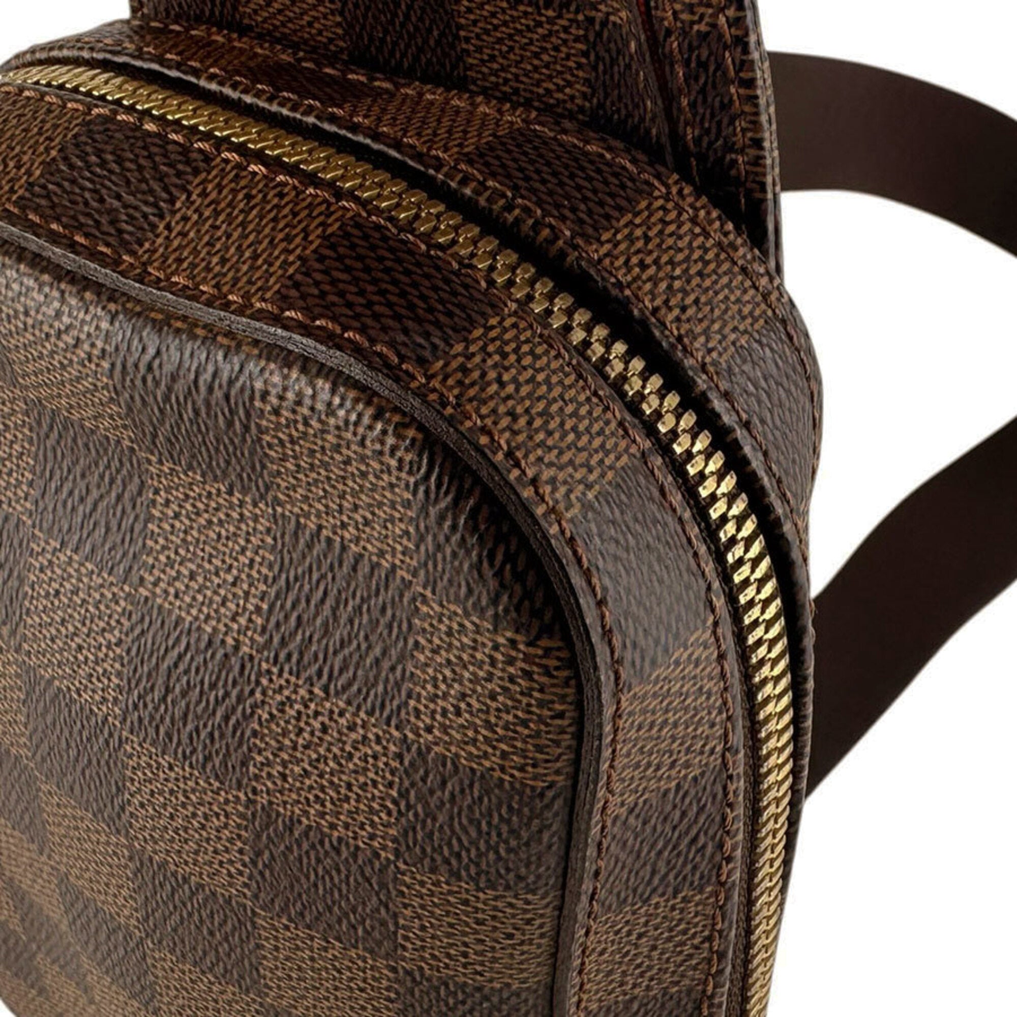 Louis Vuitton Damier Canvas Ebene Damier Canvas Shoulder Bag (Pre-Owned)