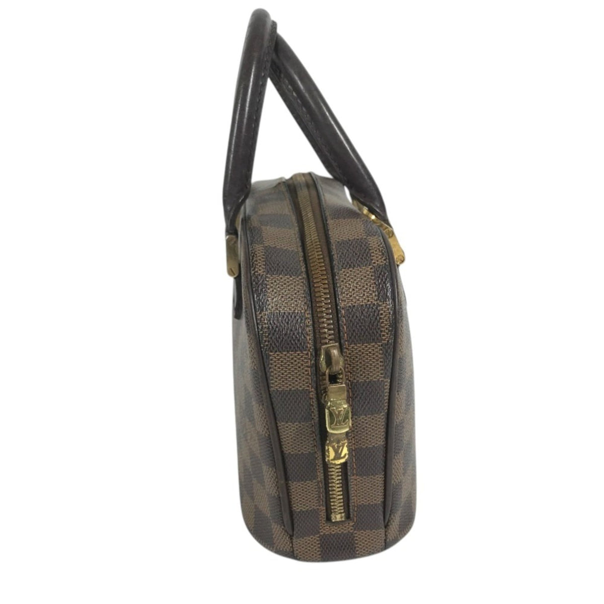 Louis Vuitton Brown Ebene Damier Canvas Handbag Tote Bag (Pre-Owned)