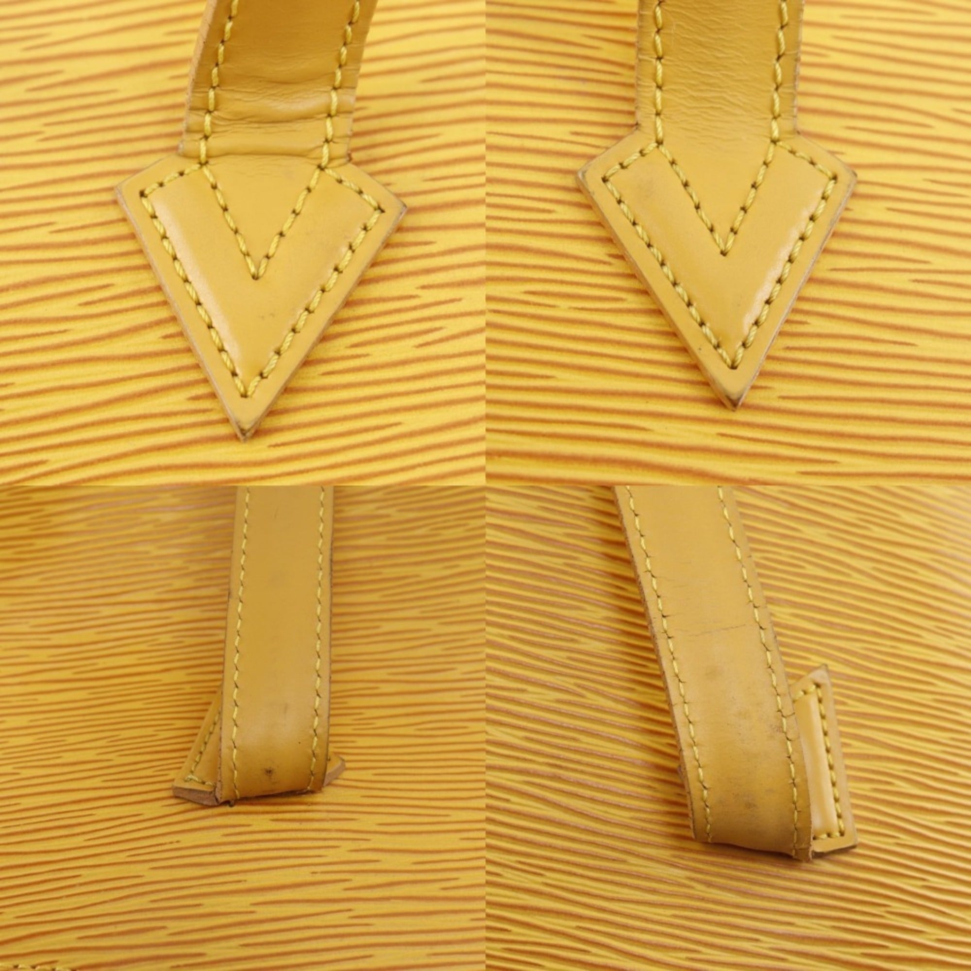 Louis Vuitton Yellow Epi Leather Handbag (Pre-Owned)