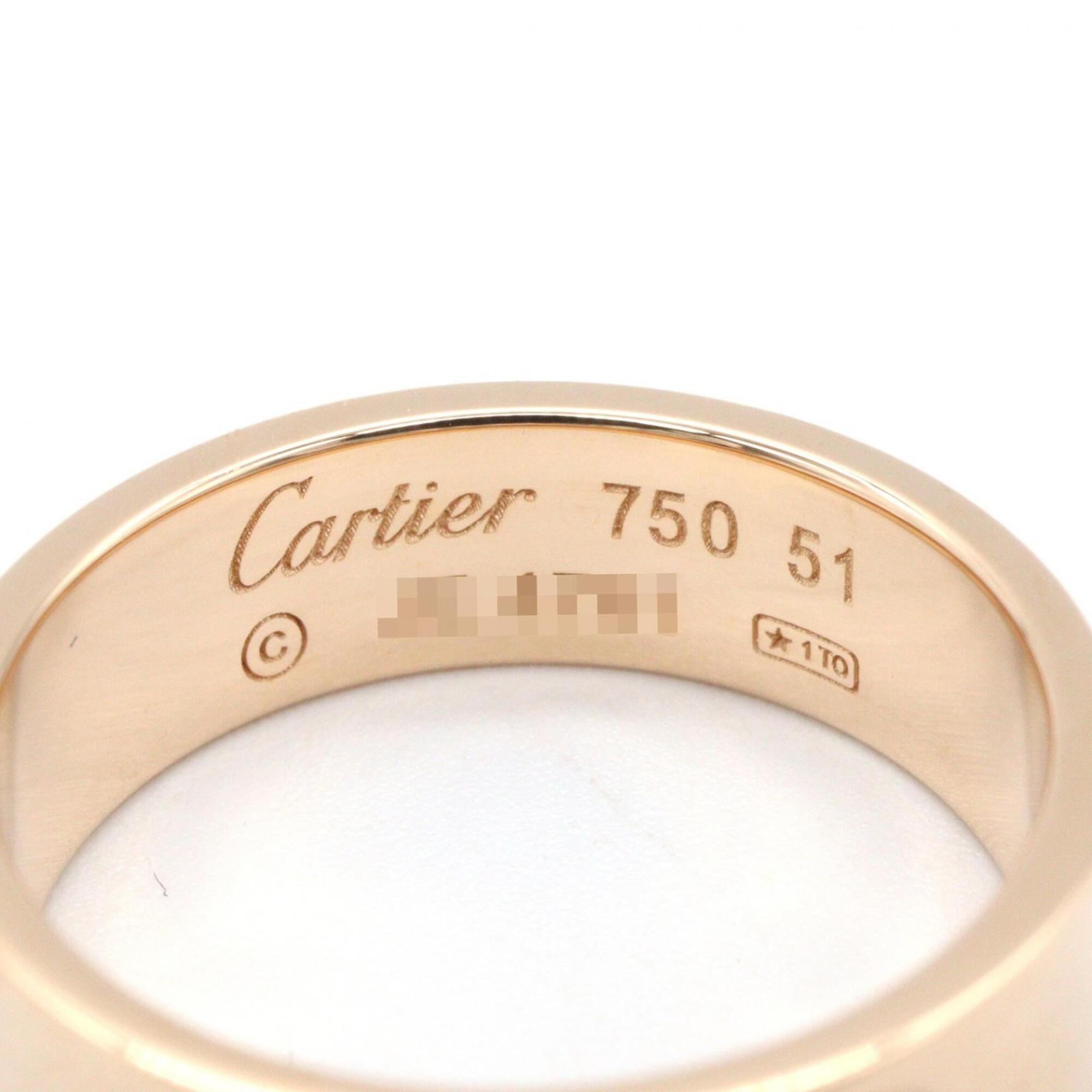 Cartier Gold Pink Gold (18K) Band Ring (Pre-Owned)