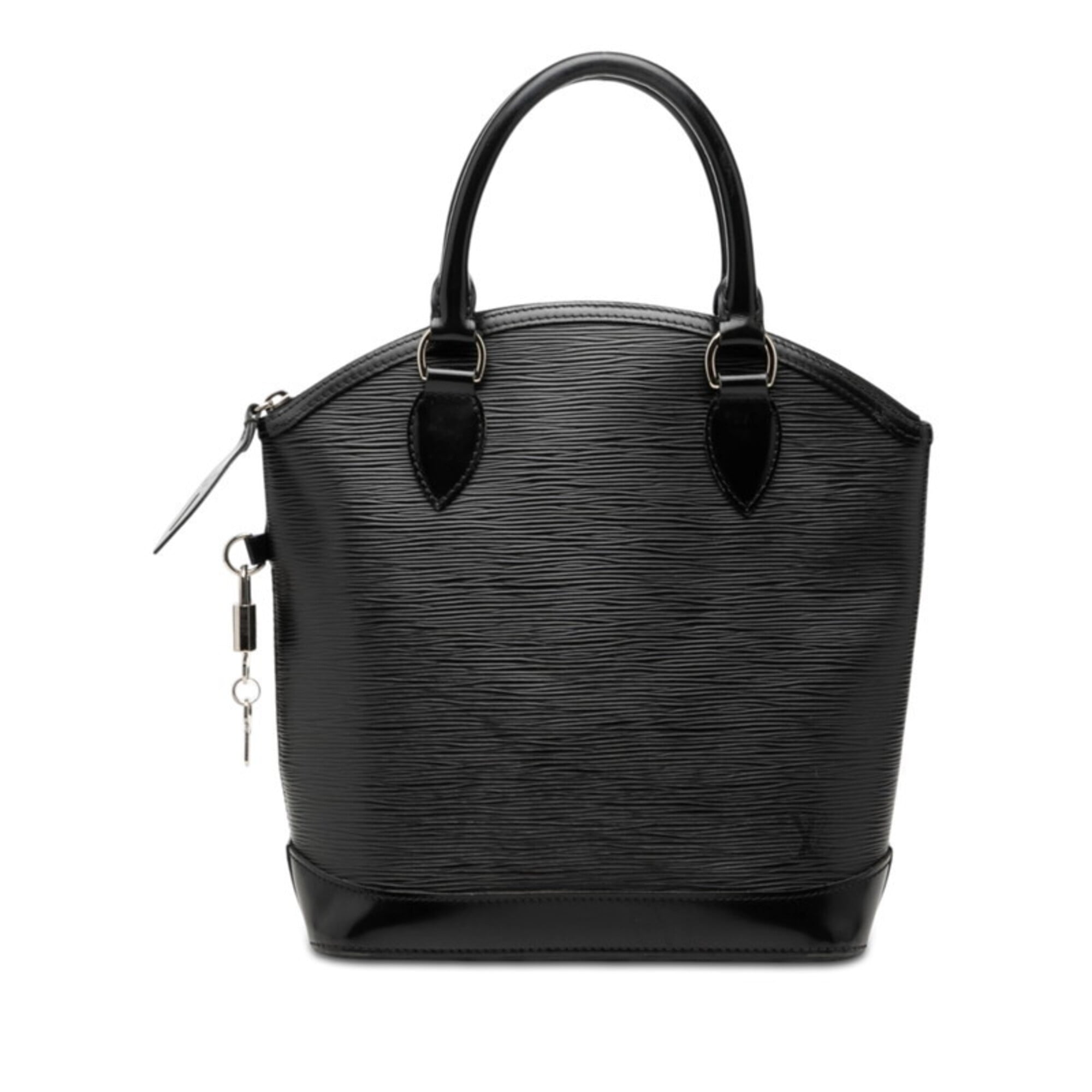 Louis Vuitton Black Noir Leather Handbag (Pre-Owned)