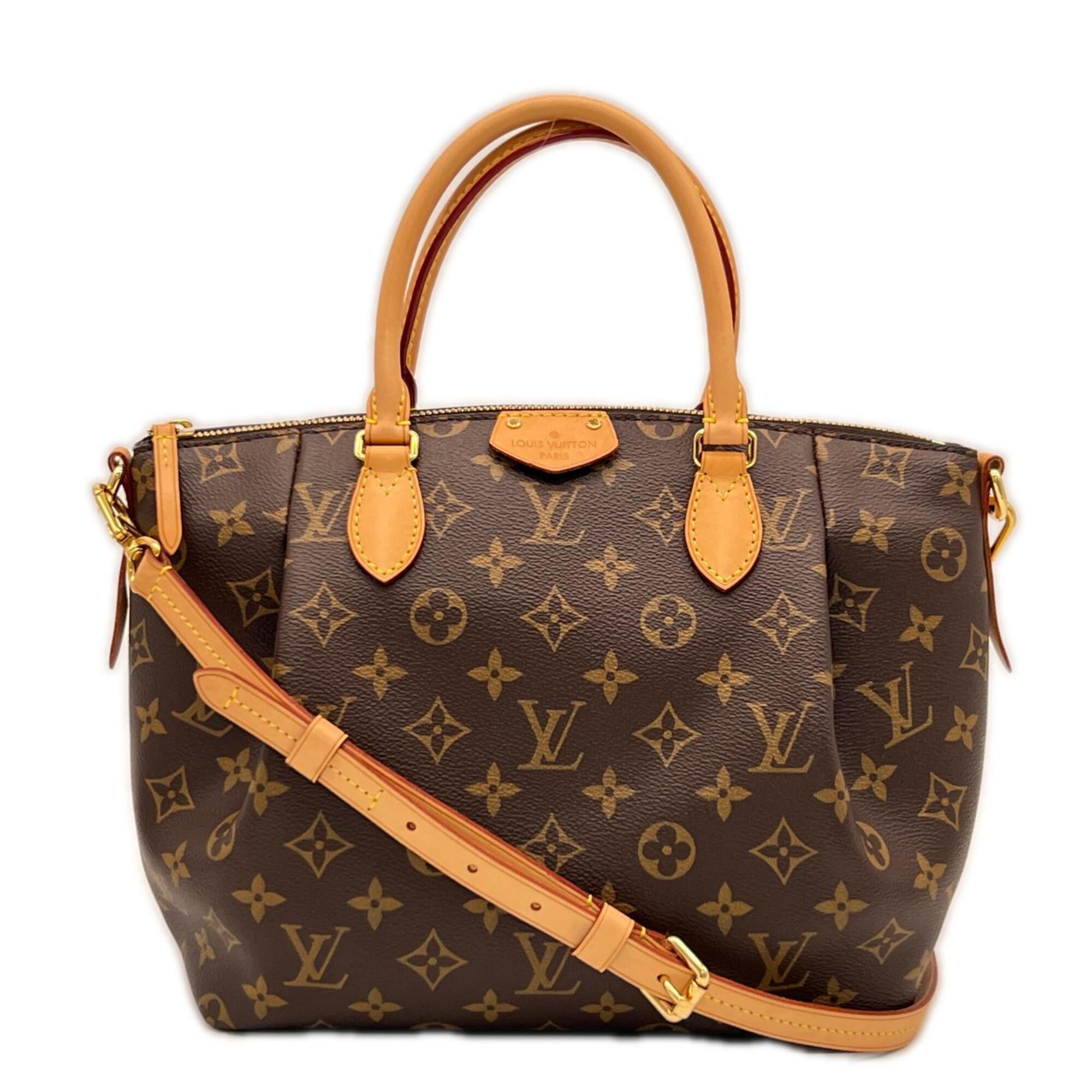 Louis Vuitton Monogram Beige Brown Monogram Monogram Leather Shoulder Bag (Pre-Owned)