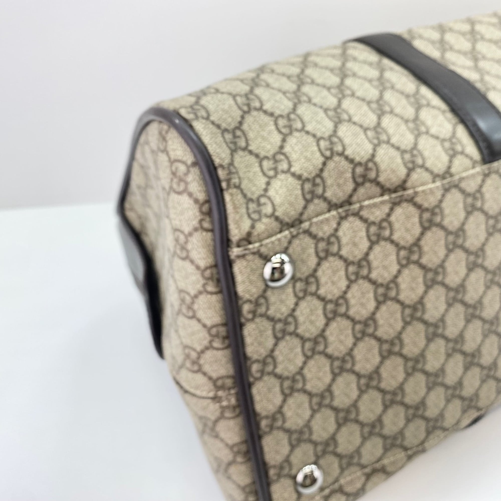 Gucci Brown Boston Bag (Pre-Owned)